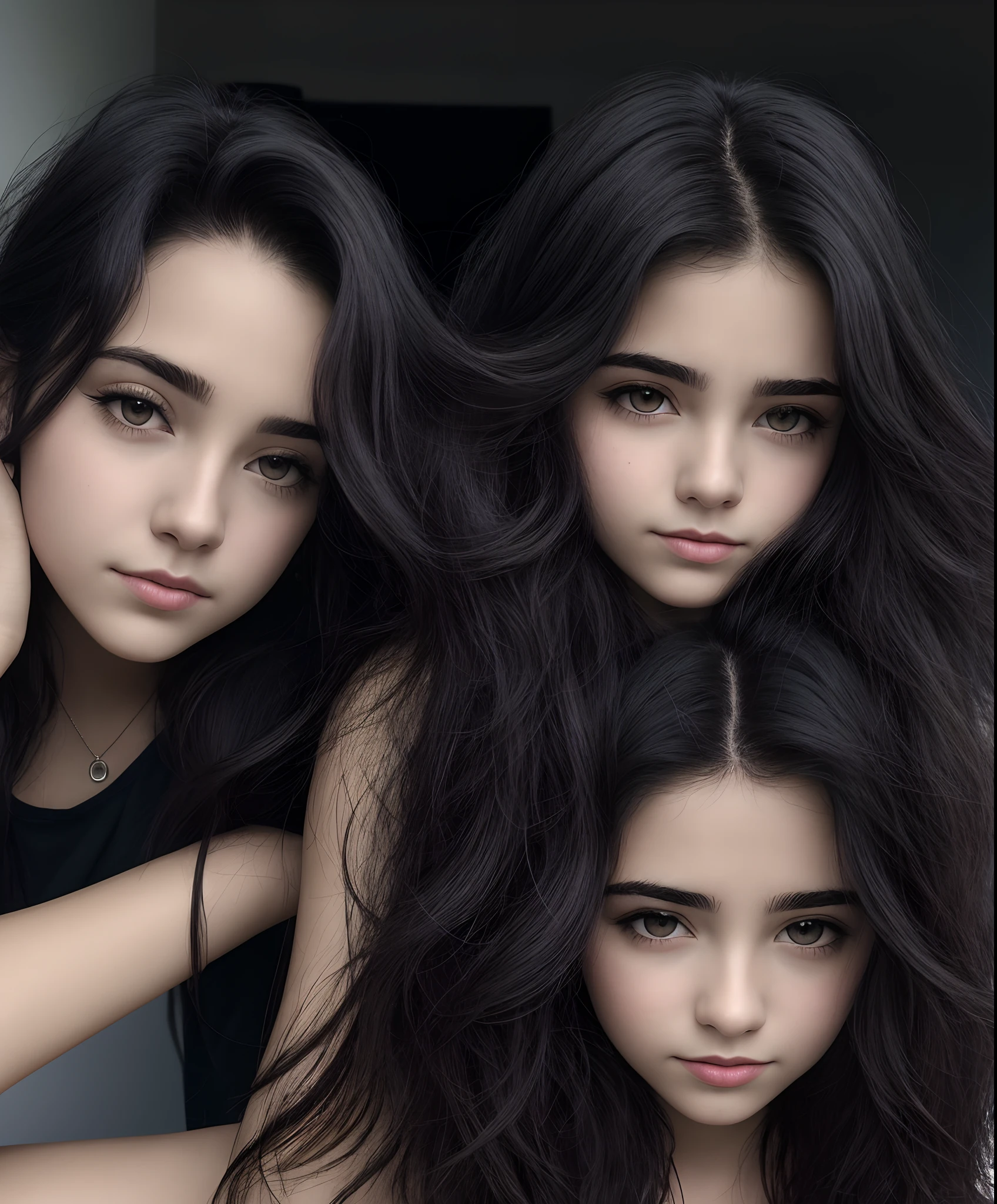 Uma menina de 16 anos que possui os cabelos longos e brancos