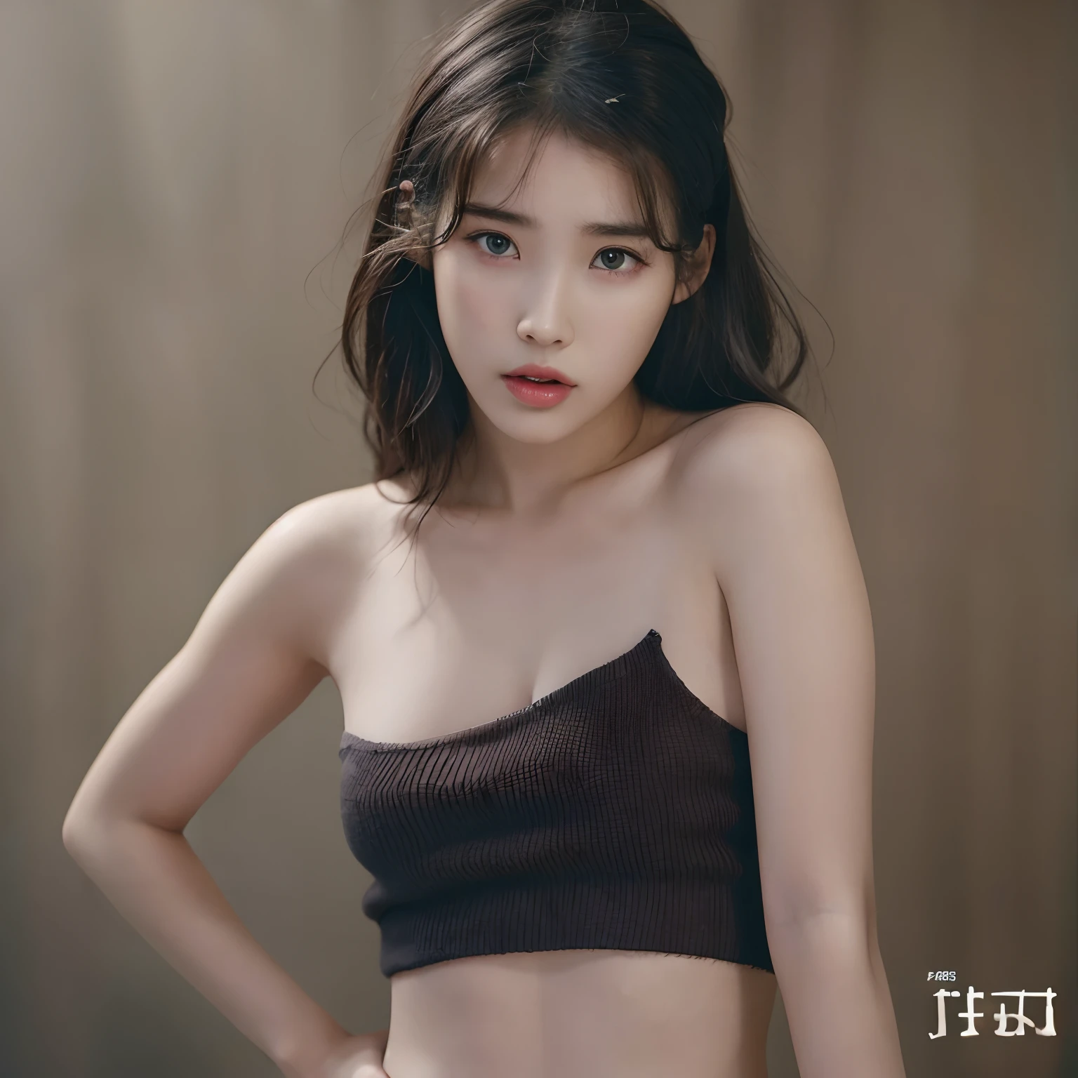nikon RAW photo,8 K,FUJI XT3,Photorealistic,Realistic, Solo, Photorealistic, Best Quality, 超A high resolution, (Skin spots:0.1) sexy expression, stunn, fullnude, masutepiece, Best Quality, extra detailed face, Perfect Lighting, Solo,1girl in, Sexy site top quality, 超A high resolution, Photorealistic, ultra-detailliert, masutepiece, Best Quality, IU1, small ass, lee ji-eun, nipple visible, toppless, 1 girl