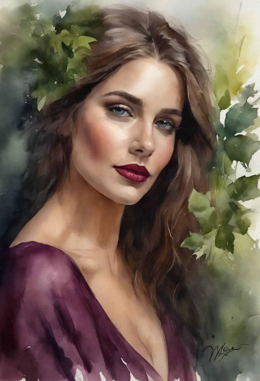 (La mejor calidad,4k,8k,Altas Resoluciones,Obra maestra:1.2),Ultra detallado,(realista,fotorrealista,fotorrealista:1.37),1Mujer hermosa,Figura sexy,pose sexy,Ropa caliente,cabello verde y negro,Belleza Cara,ojos hipnotizantes,dark lipstick,Ropa de moda,colores vibrantes,Studio lighting,lush greenery,Ambiente vanguardista,Artistic portrait