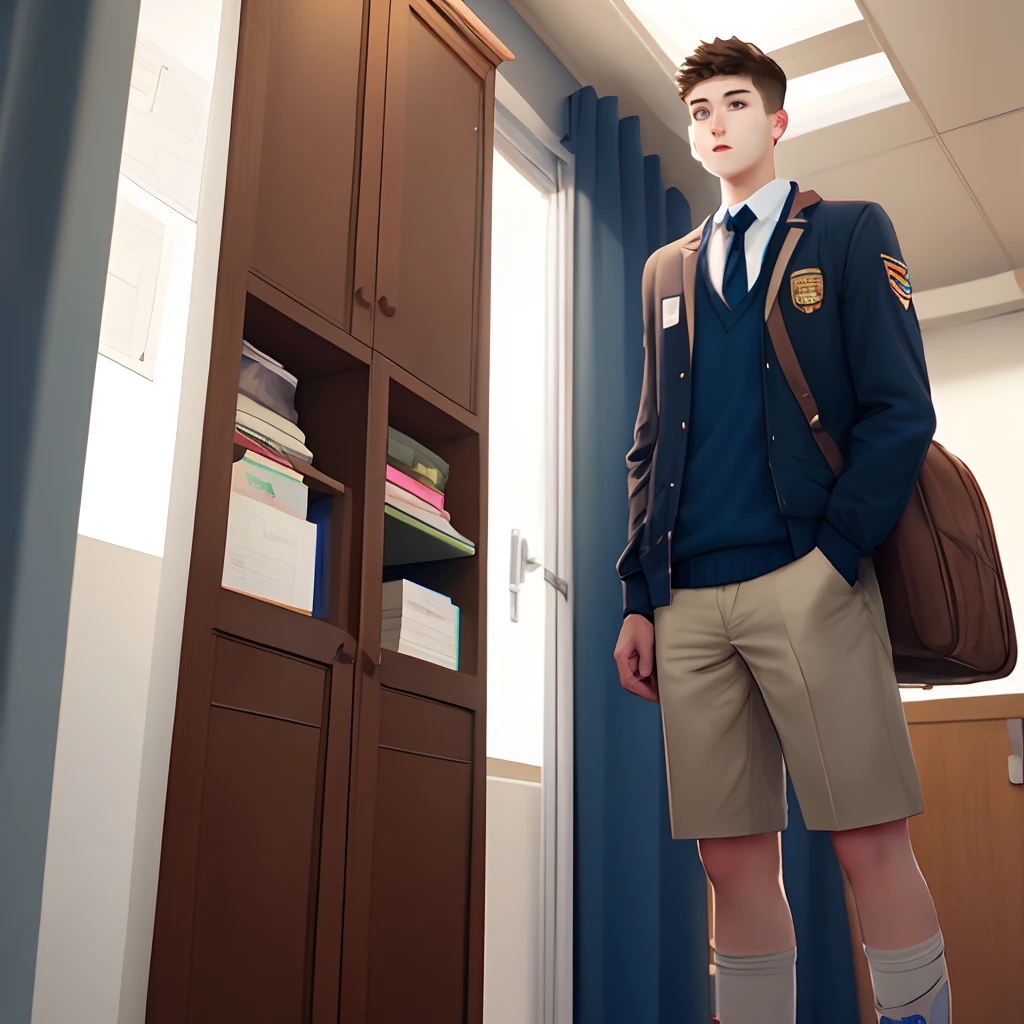 a high school boy tall