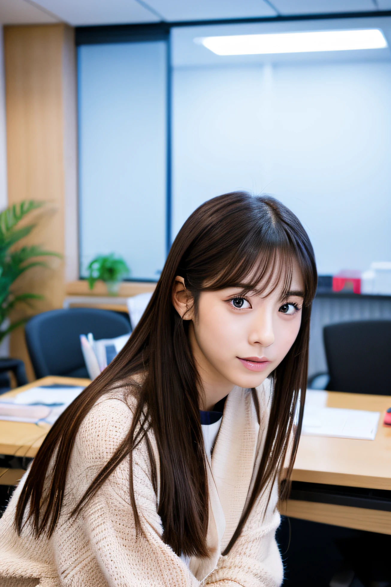 Average face of Japanese idols Japan
Being in the office