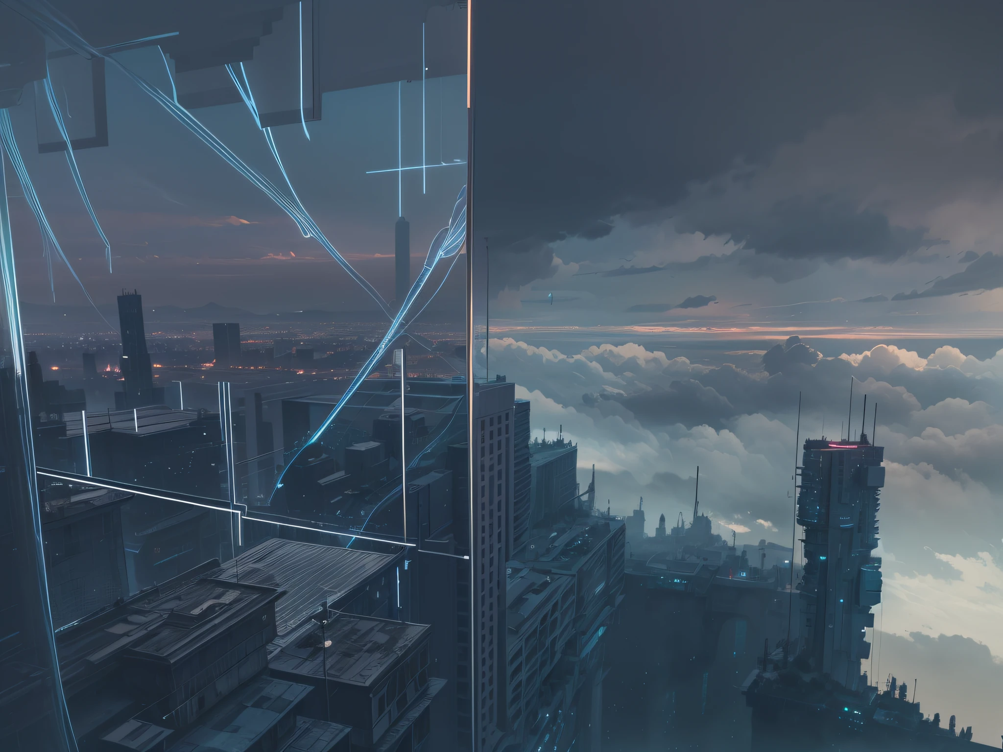 gris manifoldgarden transistor sable inside shadowofthecolossus mirrorsedge architecture evening nightsky clouded overcast
