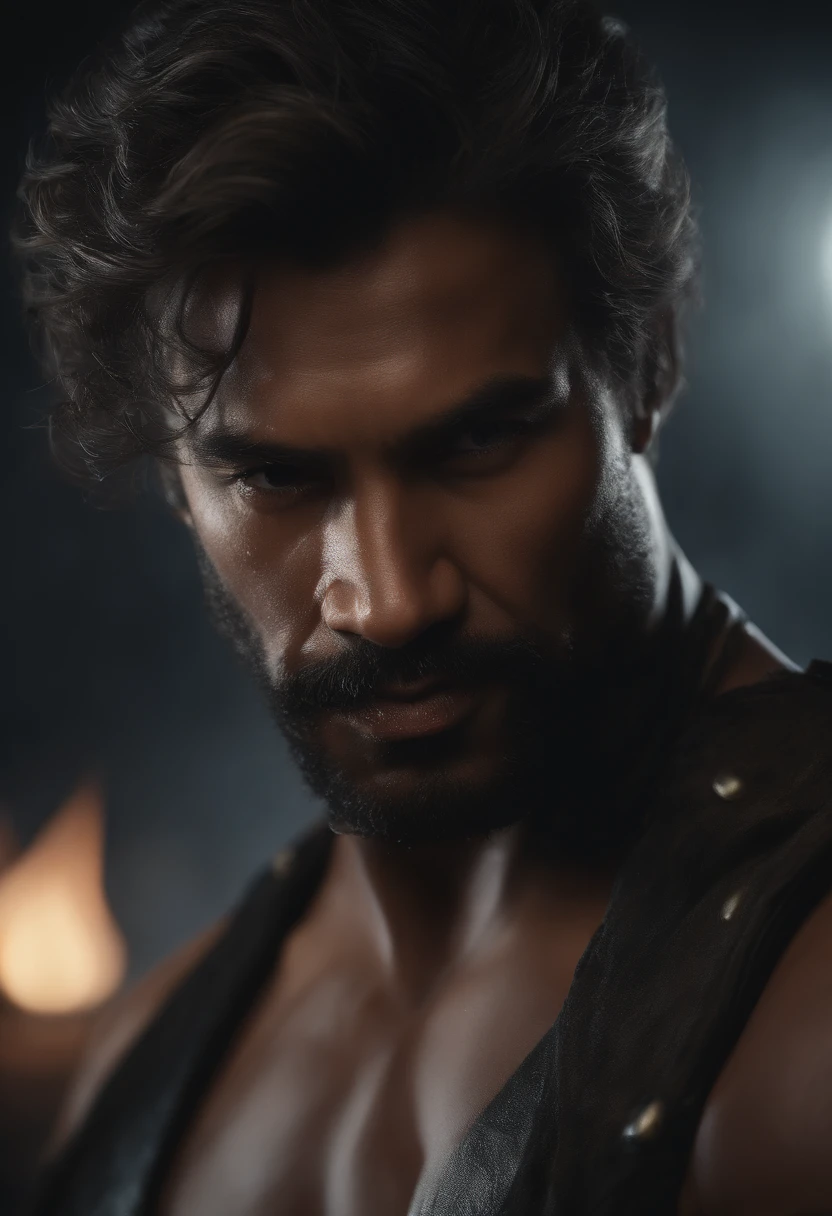 beautiful detailed eyes, beautiful detailed lips, extremely detailed eyes and face, long eyelashes, 1 man, ancient greek man, running with a torch, dramatic lighting, cinematic, epic, intricate details, chiaroscuro, dramatic shadows, moody, dark, gritty, (best quality,4k,8k,highres,masterpiece:1.2),ultra-detailed,(realistic,photorealistic,photo-realistic:1.37),dramatic composition,dynamic pose,muscular,heroic,cinematic angle,cinematic lighting,moody lighting,chiaroscuro lighting,dramatic atmosphere,cinematic colors,rich colors,dramatic colors,warm tones,intense detail