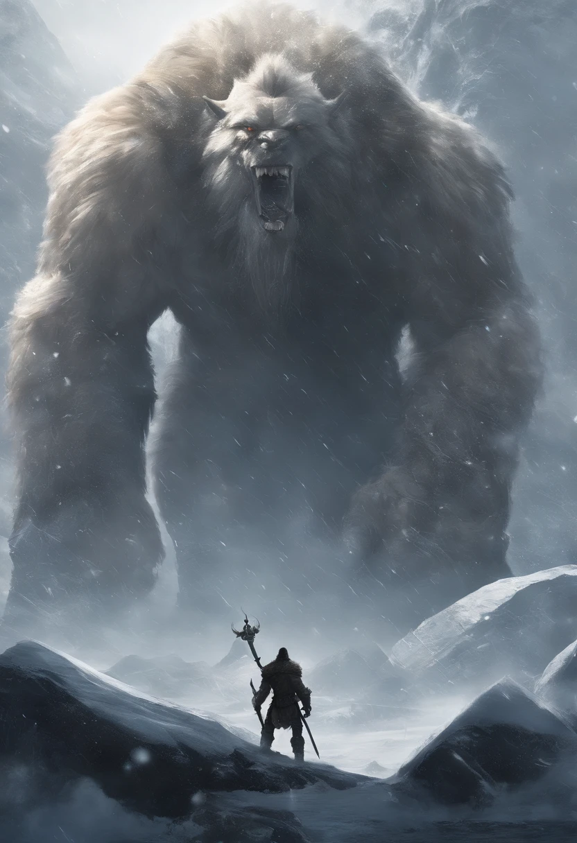 Estilo nordico,norse mythology,Ymir, Cuerpo gigante,musculoso, Vestimenta nordica, gigantesco,Fondo congelado, gigante de hielo, cuerpo completo, Tipo de disparo: Plano amplio
Estilo: hyper-realistic, Foto realism, cinematography
--ar 9:16