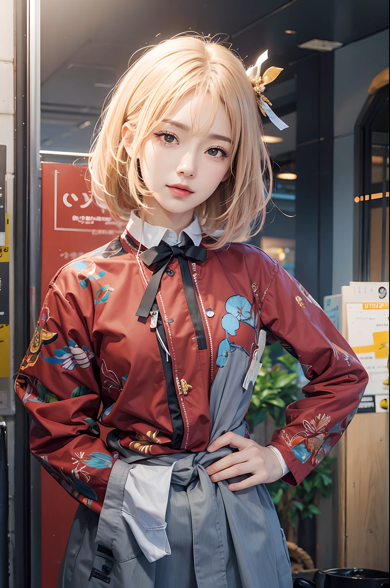 Realistic, chisato nishikigi, ultra detail
