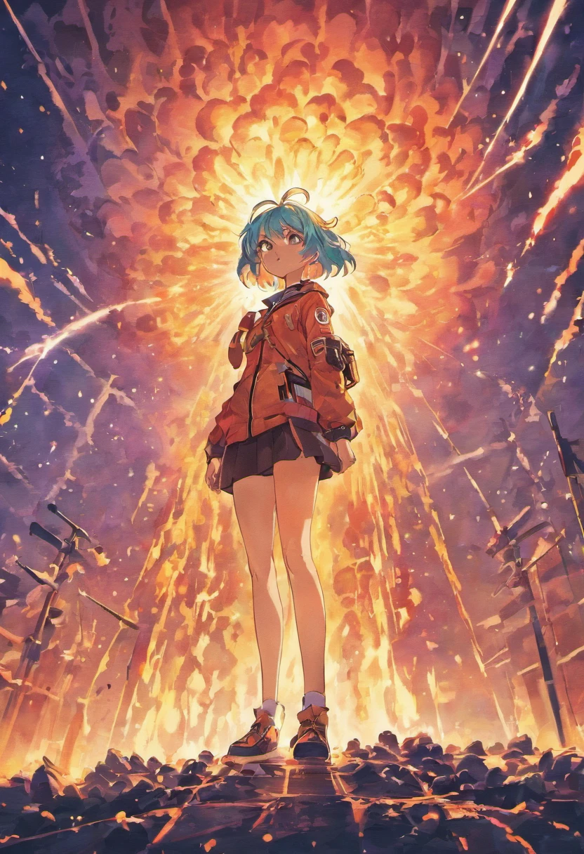 an atomic bomb