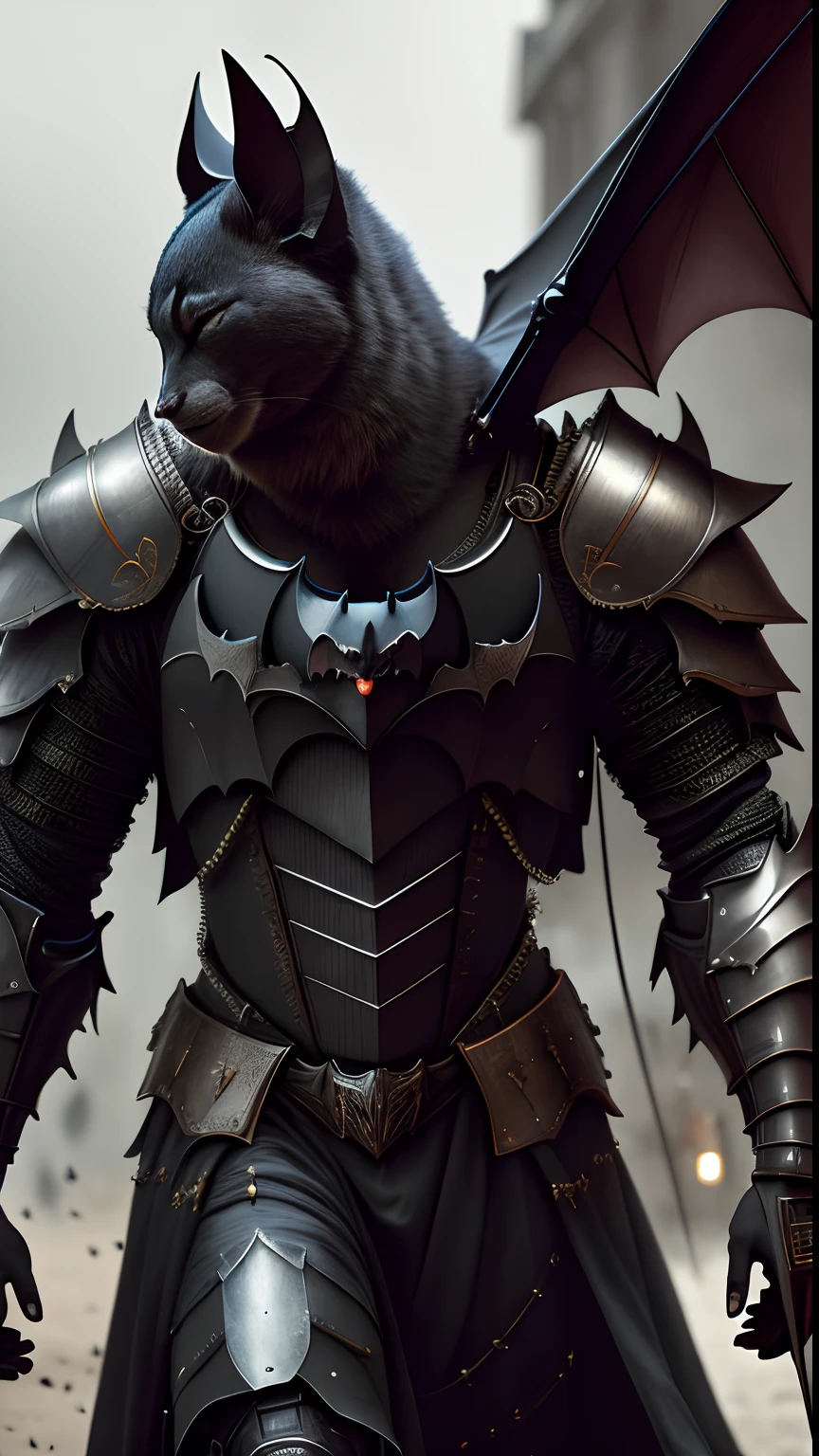 Animalrizz ((Bat)) 10, masterpiece, highres, Absurd,photorealistic portrait, Parley_armature,Bats in armor ,Wear Parley_armature, Massive futuristic armor, running, move, Rocket propulsion,((from the side))