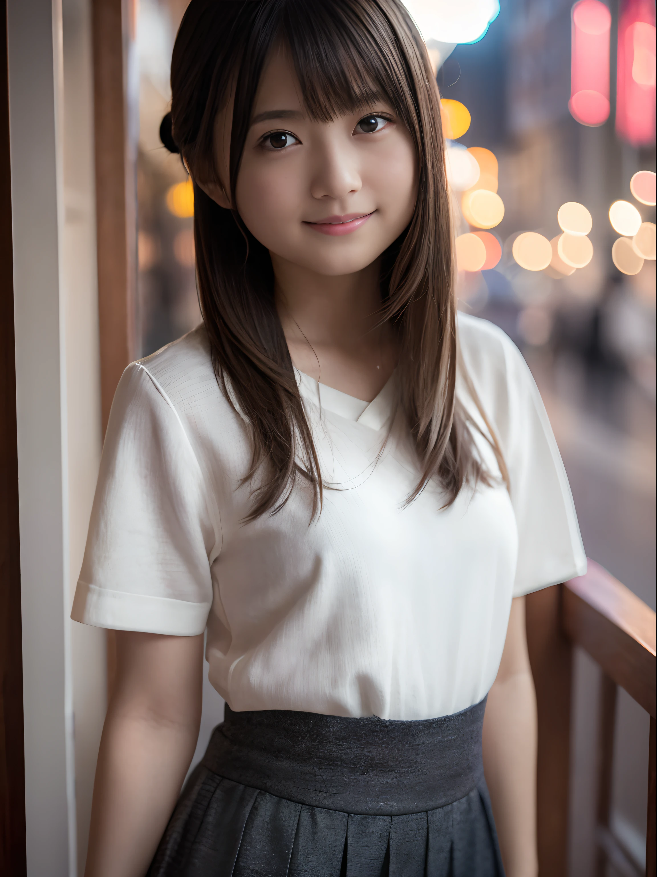 (8K、Raw photography、top-quality、masterpiece:1.2)、(realisitic、Photorealsitic:1.37)、ultra-detailliert、
1 girl in、cute little、独奏、Beautiful detailed sky、Detailed Cafe、natta、Standing、date、(blush of the nose)、(A smile:1.1)、(Mouth closed)、tiny chest、seducting smile、Street corner at night、Neon Light Glow、profetional lighting、Sony A7R4、Zessie 50mm f1.8、
medium breasts、Beautiful Detail Eye、Autumn outfit、a miniskirt、(short-hair:1.2)、Floating hair、Happy smile、Happy smile、17 years old girl、School Uniforms、pony tail hairstyle、sexy pose、Sexy smile
Rembrandt Lighting(Rembrandt lighting)