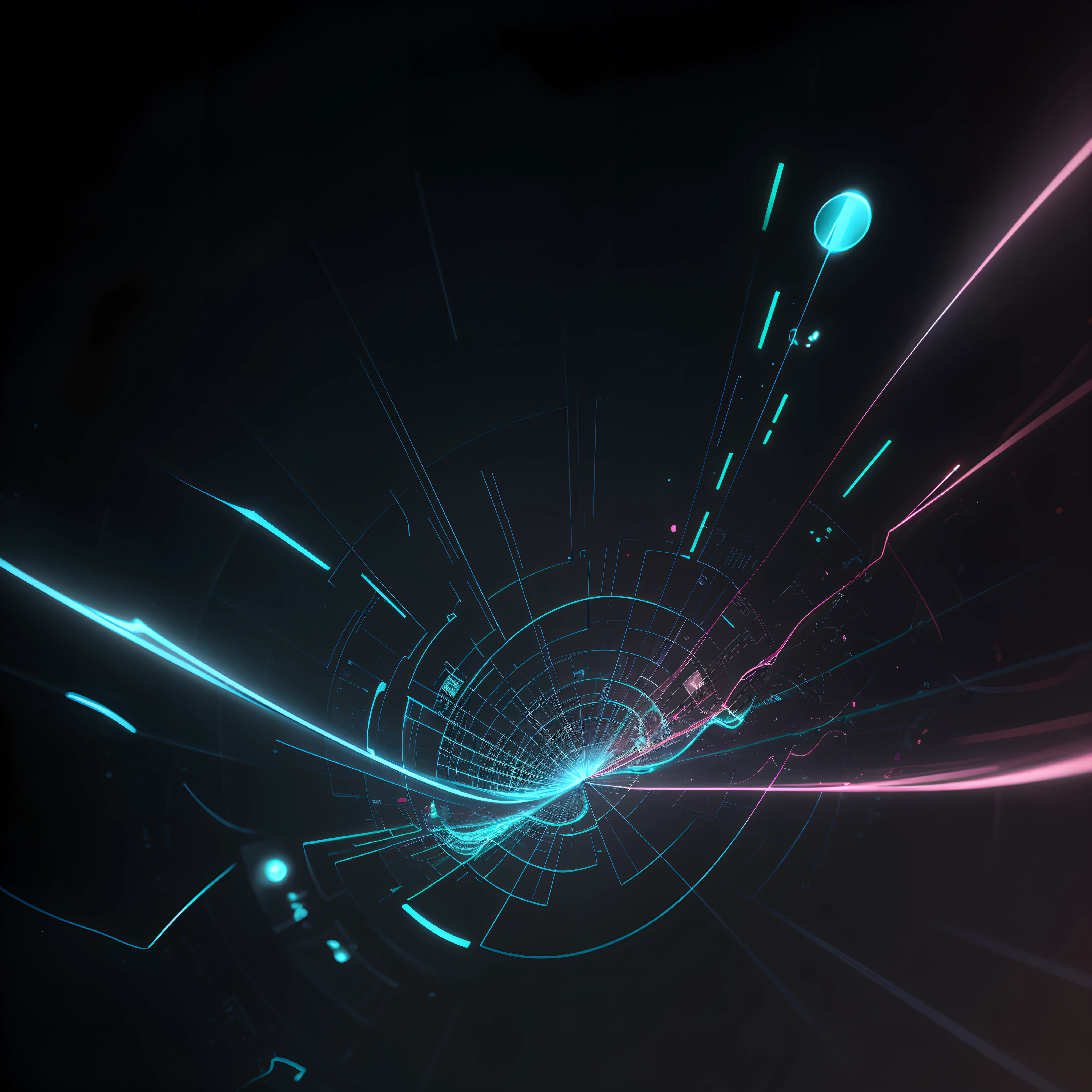 Engaging 3D visualization featuring stunning graphs、glinting