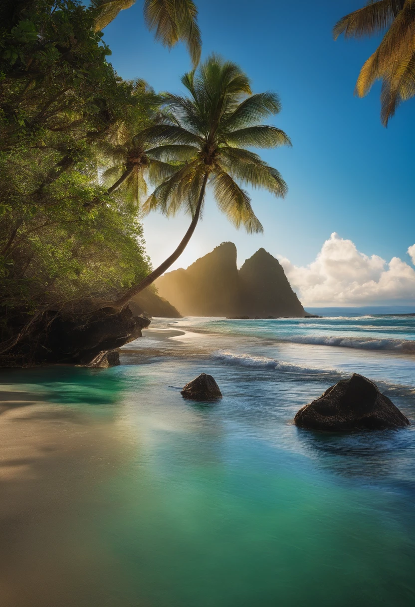 Paradise with giant beaches