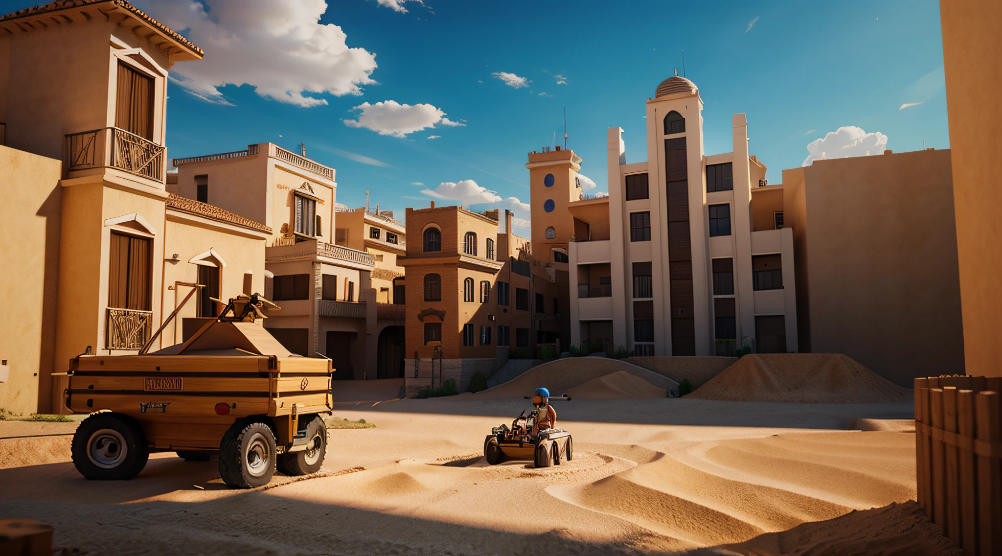 tmasterpiece,Best quality at best,caricaturas,..3d,sandbox,Cities of the sky