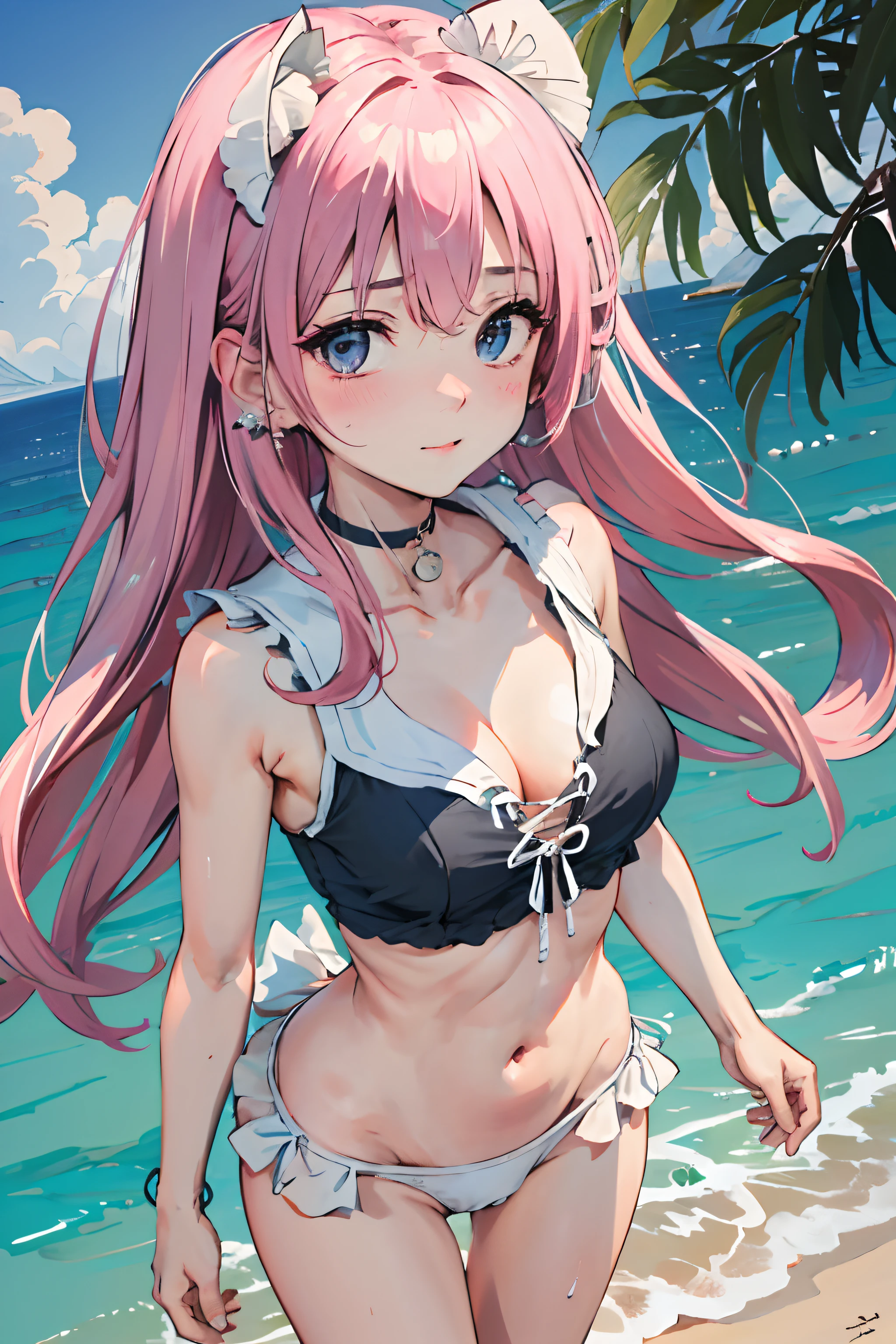 absurderes, 1girll, Be red in the face, (Realistis:1.5), (tmasterpiece, the Extremely Detailed CG Unity 8K Wallpapers, best qualtiy, A high resolution:1.2), (Supergianthugebreasts_Detailed, hyper HD:1.2), lighting perfect, distinctive, (1girll:1.4),Turn your back to the audience , unreal-engine, Sideslit, s the perfect face, 详细的脸, Perfect body, beautidful eyes, Nice face, (Bright Skin:1.4), idoly, (Abs), ulzang-6500-v1.1,,((mediuml breasts)),(a narrow waist),(blond hairbl),(((white shirt short sleeves))),((pleatedskirt)),((on bedroom)),(choker necklace),((white shirt short sleeves)),(obi strip),((At the bedside)),upper legs,upper legs,upper legs(full bodyesbian:1.4),By bangs,(eye glass)),sharp sharp eyes,Peck the corners of the mouth,silver earring,