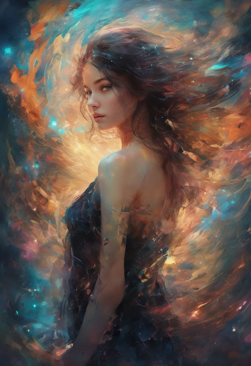 .Romantismo, UHD, atraente, ethereal, elegante, menino, adolescente, bonito, Impeccable, angelical, Soft liquid rainbow smoke background, vento, Fractal neon antimatter finish, altamente detalhado, trending on ArtStation, foco nítido, Studio photo, detalhes intrincados, altamente detalhado, por Artgerm, Thomas Kinkade, Anna Dittmann, Gerhard Richter