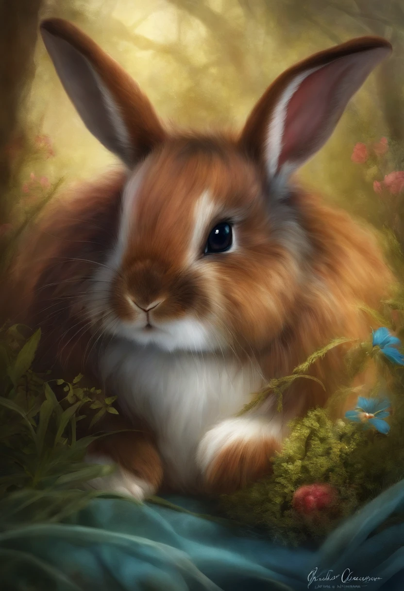 Very cuddly rabbit but with a dark side