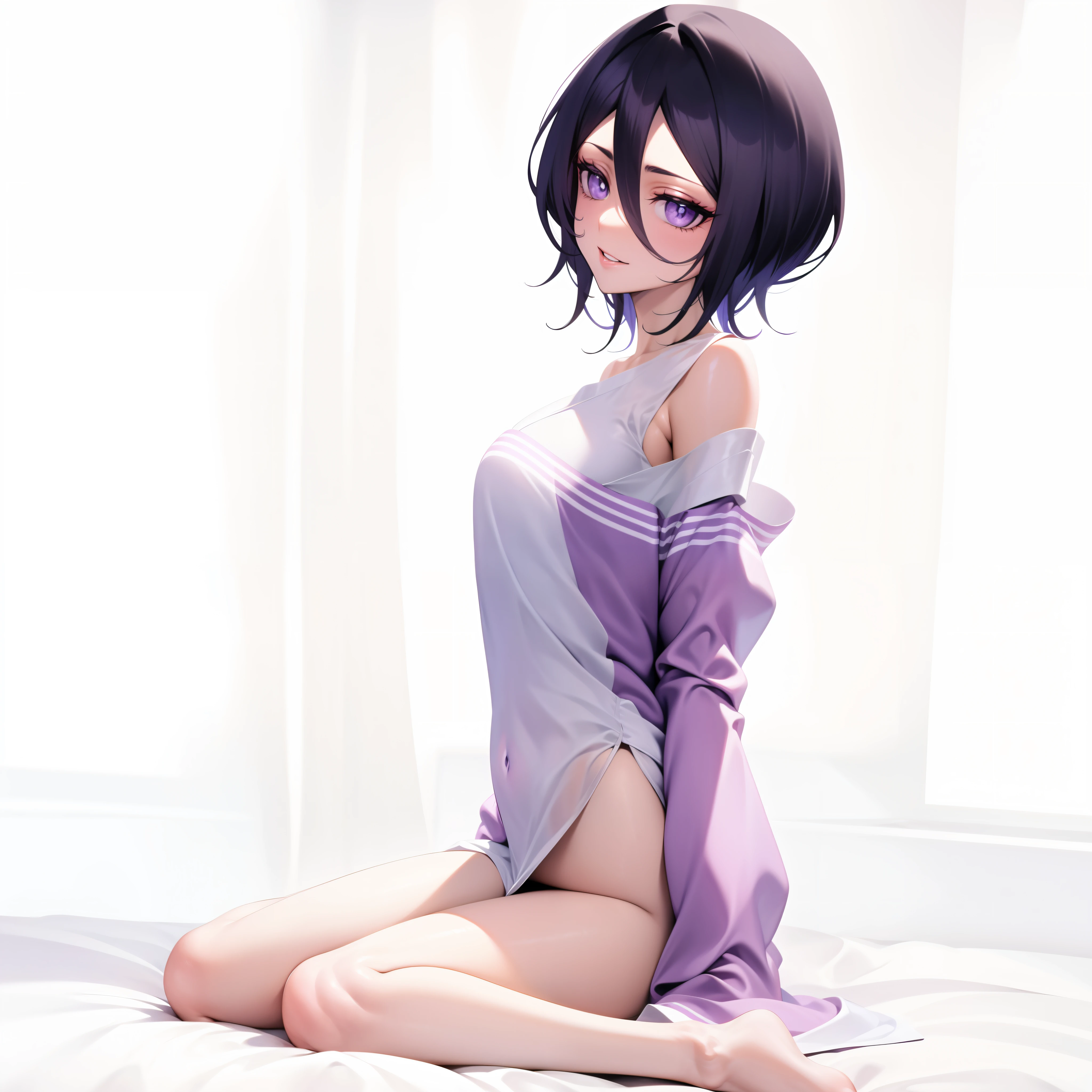 dark purple eyes