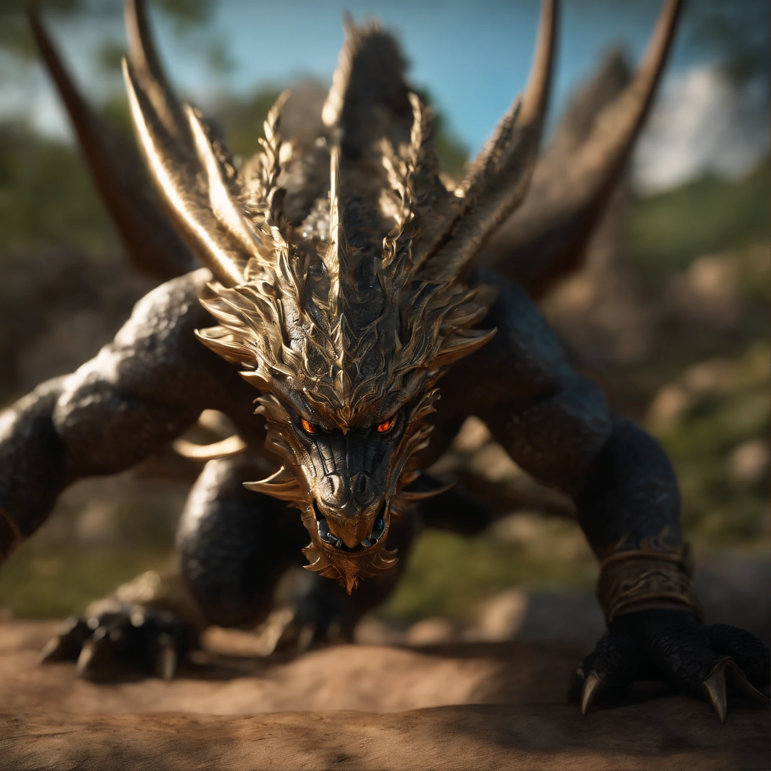 (best quality,4k,8k,Altas,master part:1.2),ultra-detalhado,(Realistic,fotorrealista,photo-realistic:1.37),personagem de Final Fantasy 6,illustration,belos olhos detalhados,beautiful detailed lips,olhos e rosto extremamente detalhados,long eyelashes,figura heroica,espada,magia,vento soprando no fundo,Mundo de fantasia,aventura,action-packed,heroic pose,dynamic perspective,vivid colors,magical ambiance,brilliant magical effects,foco nítido,Physically-based rendering,intense facial expression,epic battle scene,Medieval setting,fundo encantador,Dragon Sculptures,sparkling water,Bokeh