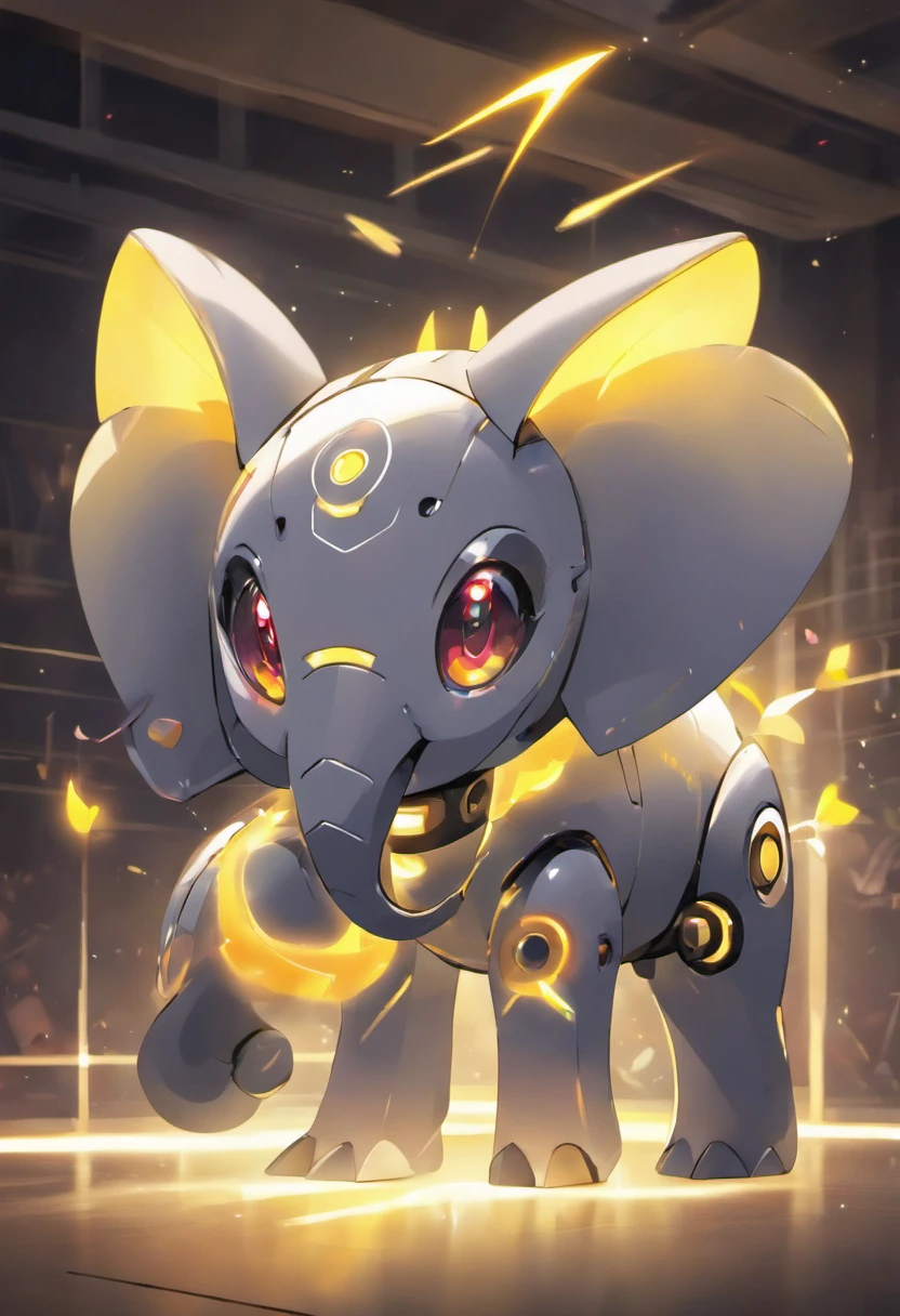 Robotic elephants，Glowing eyes，LED mechanical eyes
