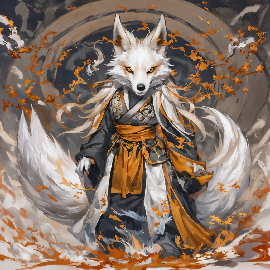 Nine-tailed fox 32K,Red and White Immortal Demon Realm, Chance encounter with Liu Hanshu, He saw in him his former self, It was decided to take him as an apprentice, Teach him how to protect himself, But because of the Tibetan star map, Phoenix and the Liu family、The Jade Sword Sect establishes relationships, It opens with the death of Liu Hanshu, Qin Yu embarked on the road of confrontation with a strong enemy, Working hard, Make yourself stronger, Stick to your own core path of justice, (nine tail fox)eyes filled with angry,The red and white nine-tailed fox clenched its fists,Rush up,Deliver a fatal blow to your opponent,full bodyesbian,Full body nine-tailed fox male mage 32K(Masterpiece Canyon Ultra HD)fenghuang(canyons)Climb the streets, The scene of the explosion(nine tail fox), (Dragons), The nine-tailed fox's angry fighting stance, looking at the ground, Batik linen bandana, Chinese red and white pattern long-sleeved garment, Canyon red and white nine-tailed fox(Abstract propylene splash:1.2)Red White(realisticlying:1.4),Black color hair,Flour fluttering,rainbow background, A high resolution, the detail, RAW photogr, Sharp Re, Nikon D850 Film Stock Photo by Jefferies Lee 4 Kodak Portra 400 Camera F1.6 shots, Rich colors, ultra-realistic vivid textures, Dramatic lighting, Unreal Engine Art Station Trend, cinestir 800,Red and white fluttering mist,(((Jungle Canyon)))The wounded lined up in the streets(vale)Climb the streets,Movie master real-time image quality(tmasterpiece,k hd,hyper HD,32K) (Linen batik scarf), Combat posture, looking at the ground, Linen bandana, Chinese nine-tailed fox pattern long-sleeved garment, Morning nine-tailed fox(Abstract gouache splash:1.2), Dark clouds lightning background,sprinkling