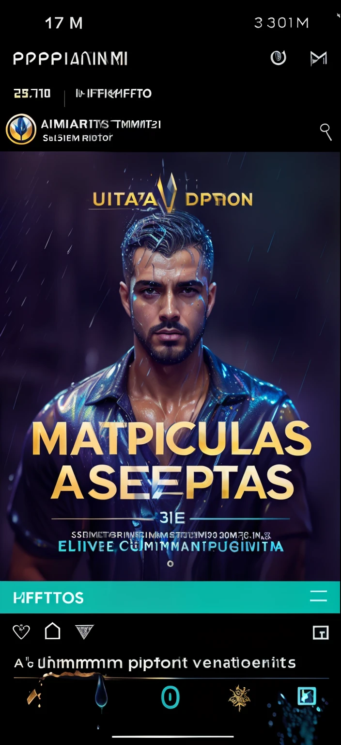 (2 homens se cumprimentam na chuva) , pintura digital ultra realista , uma cor, Efeitos de estilo Alberto Severo, water drops and splashes ,wet effect, glitter iridescente, Efeitos 3D, Ultra HD |, artistic work, hand with five fingers, Anatomicamente correcta ,Cinematic lighting