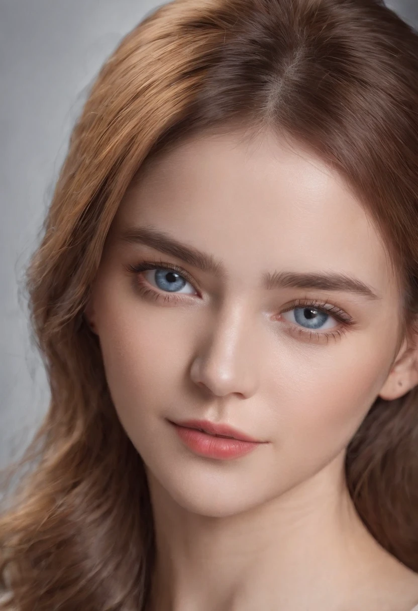 of a real,Perfect facial features,Realistic skin texture,lovely boy,closeup cleavage,head portrait,Pout,Blue eyes,with short golden hair,depth of fields,dynamic blur,high light,Real light,Ray traching,oc rendered,Hyper-realistic,best qualtiy,8K,Works of masters,super-fine,Detailed pubic hair,Correct anatomy,sharp focus on eyes,Bokeh,Facial features are carefully depicted