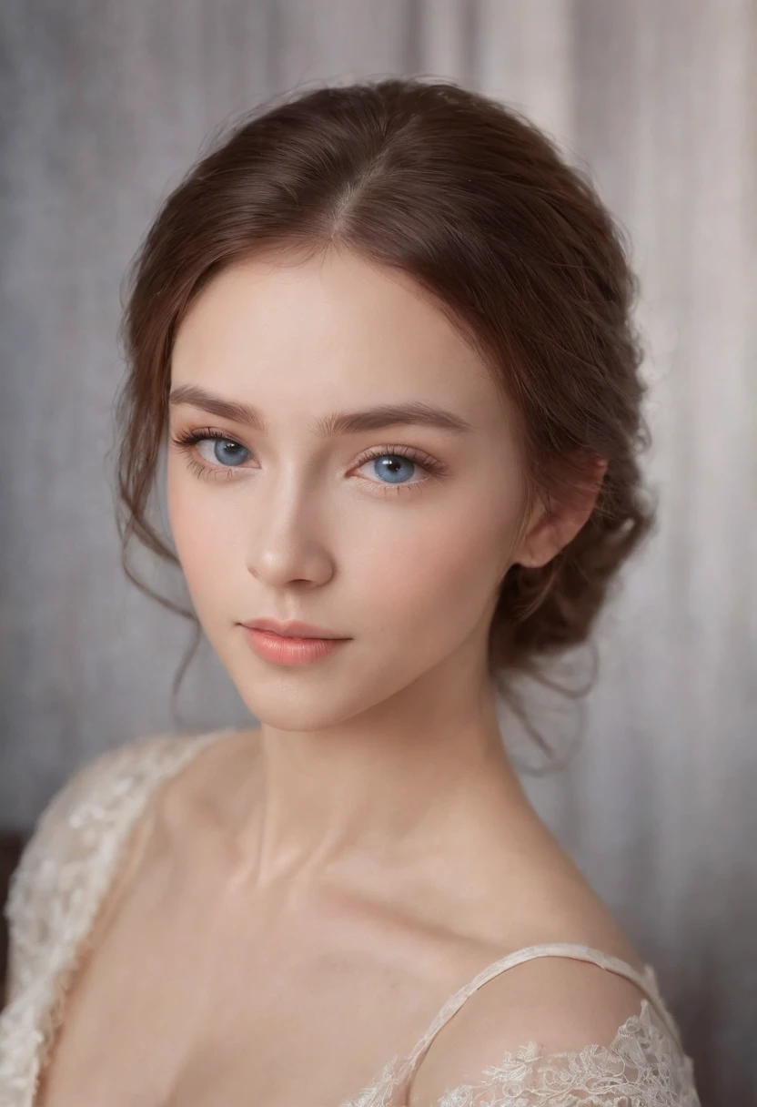 of a real，Perfect facial features，Realistic skin texture，lovely boy，closeup cleavage，head portrait，Pout，Blue eyes，with short golden hair，depth of fields，dynamic blur，high light，Real light，Ray traching，oc rendered，Hyper-realistic，best qualtiy，8K，Works of masters，super-fine，Detailed pubic hair，Correct anatomy，sharp focus on eyes，Bokeh，Facial features are carefully depicted