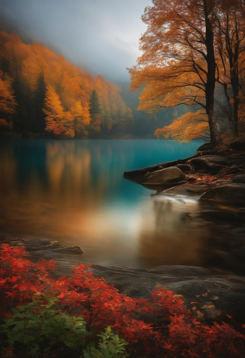 landscape, obscure abstract