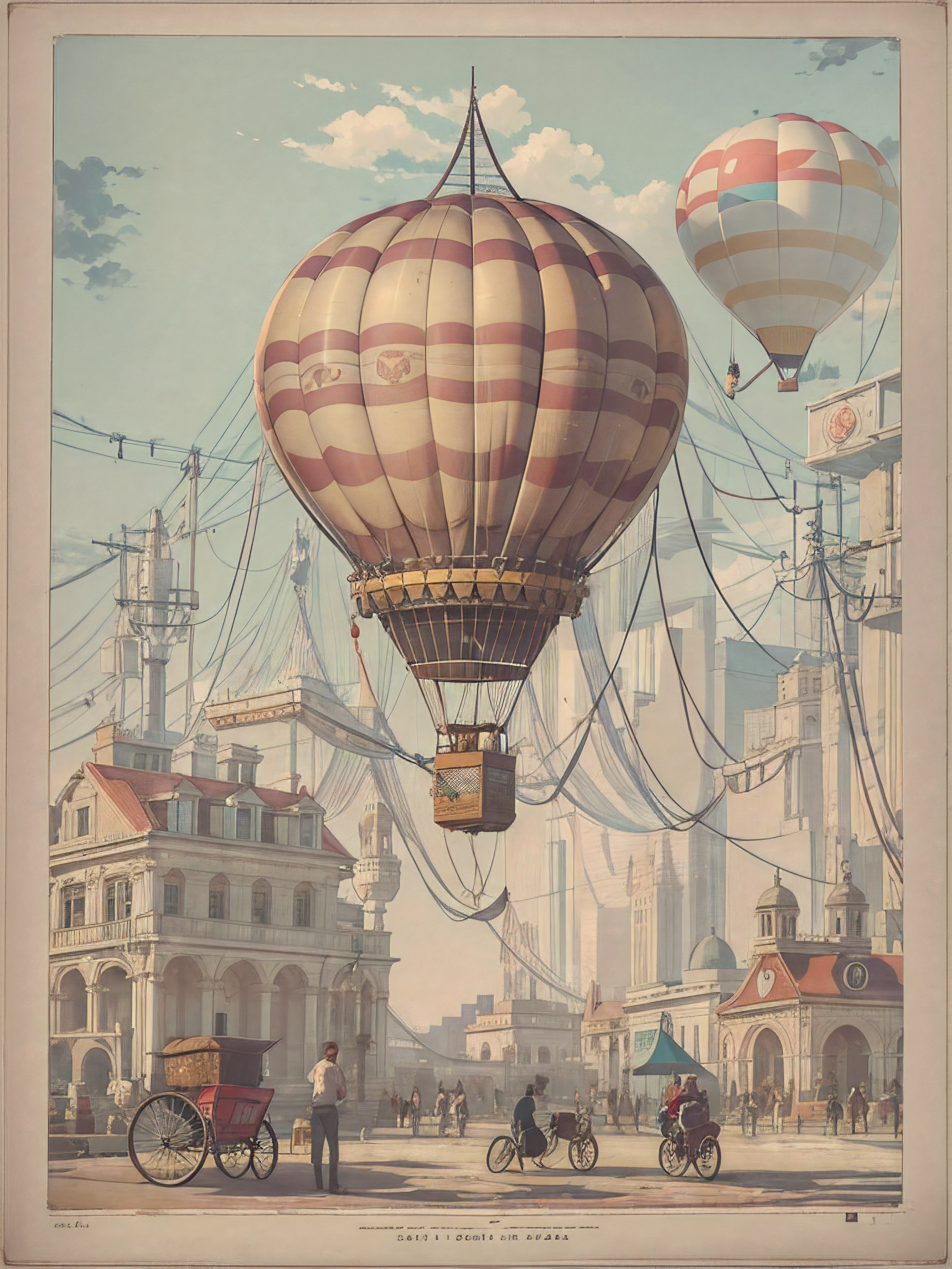 mechanical hot air balloon