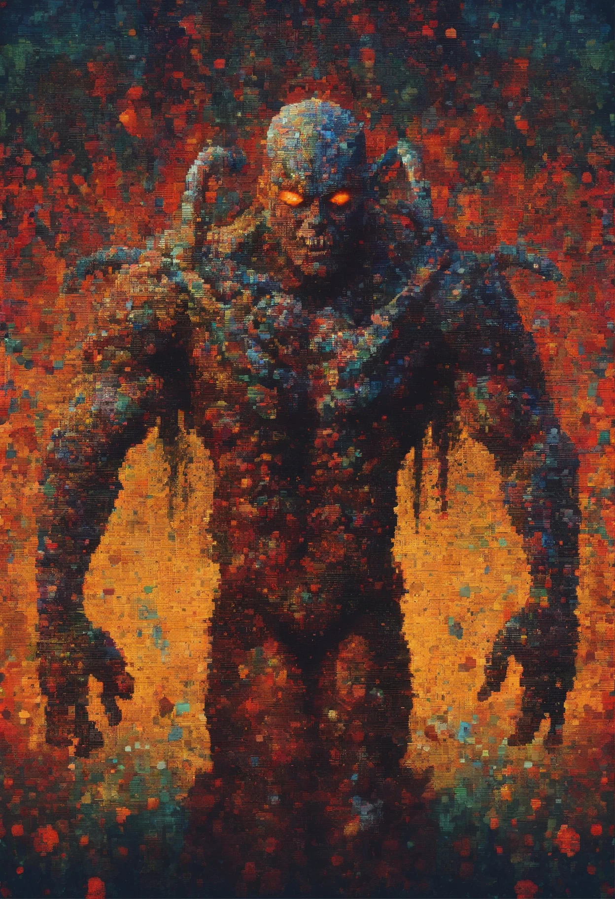 Deus ,meio-homem, Barbarian Half-Spider, Six arms,4k