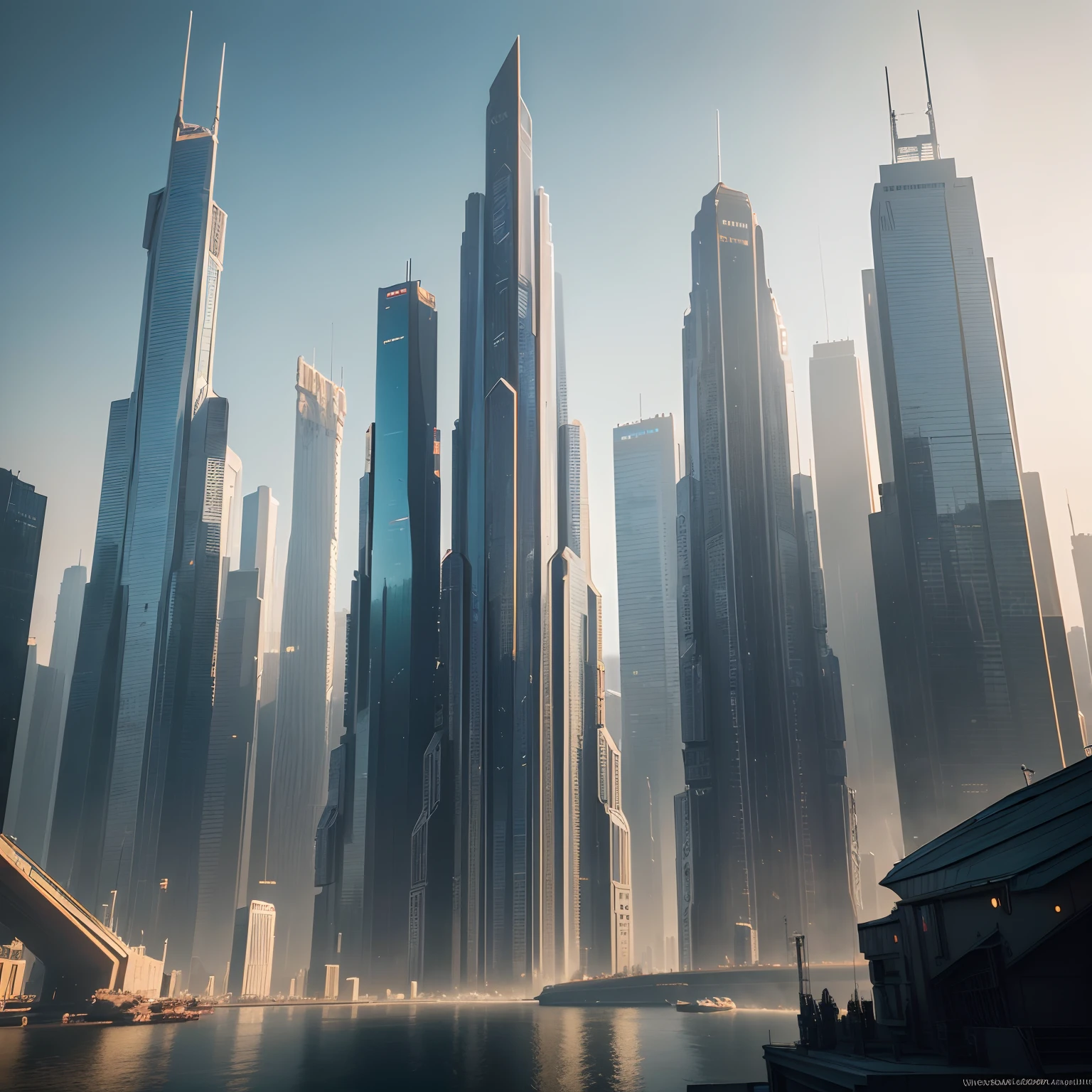 (best quality,4k,8k,highres,masterpiece:1.2),ultra-detailed,(realistic,photorealistic,photo-realistic:1.37),cyberpunk,futuristic world,tall skyscrapers,earth,SF art,imaginative,SF fantasy,futuristic city,high resolution,futuristic glass skyscrapers towering skyline,megacity