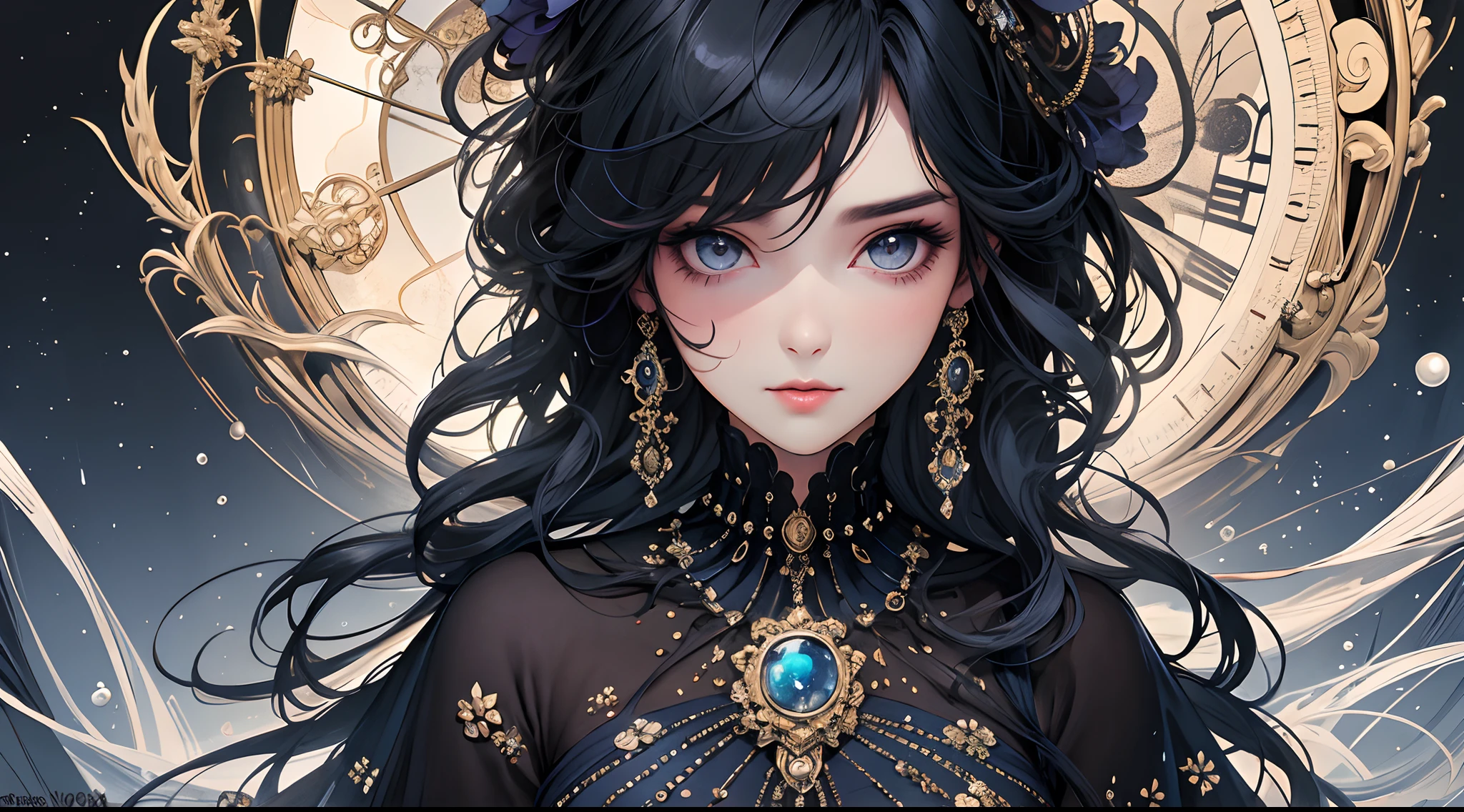 （tmasterpiece，top Quority，best qualtiy，offcial art，Beauty and aesthetics：1.2），（1girll），Extremely detailed，（s fractal art：1.3），detail-rich，Most detailed，full body concept