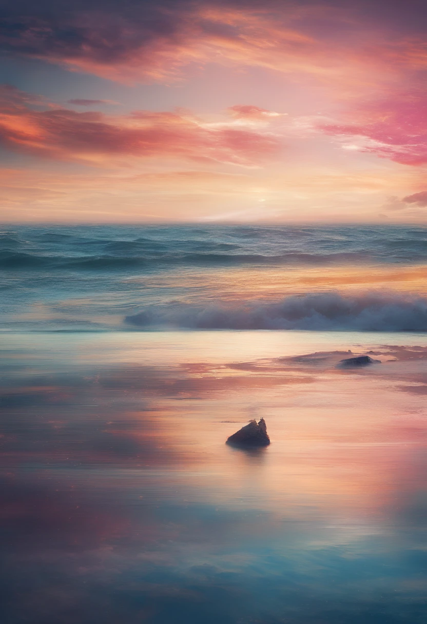 Embrace the captivating harmony between the sky and sea in a photograph that captures the intriguing interplay of colors, textures, and reflections. Seek out a mesmerizing scene where the two vast horizons seamlessly merge, blending hues and elements in perfect accordance. Inspire the viewer with your artistry as you freeze this ephemeral symphony of nature, leaving them longing to submerge themselves in this peaceful stillness. Let your lens become a window to this celestial dance - where the sky and sea choreograph a visual masterpiece, waiting to be immortalized in a single click.