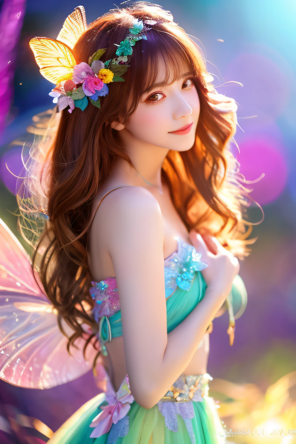 faerie　amorous　Bright background