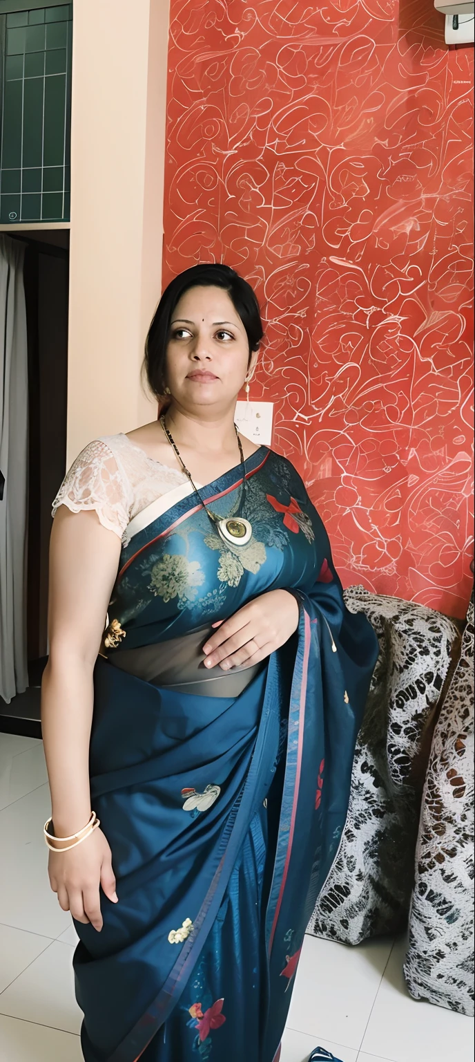woman in sari standing in front of a red wall, wearing a sari, photo of a woman, wearing sari, dressed in a sari, photo taken in 2 0 2 0, candid photograph, 3 0 years old woman, 30 years old woman, 3 0 years woman, wearing a steampunk sari, woman posing, candid photo, looking from side, gorgeous ladyRaw photo, 20 years girl、Sexy Cute、perfectly proportions、Skeletal best、masterpiece、hight resolution、Farbe々Color、off shoulders、black lacy sheer lingerie、Large cleavage、a beautiful italian girl (High detailed skin:1.2),、beautiful thigh、Bright lights in Positano、romantic、While looking at the camera、embarrassed from、Italian beauty of the world、Silvia、a blond、 Digital SLR, Soft lighting, High quality, FujifilmXT3、Film Lighting、Dramatic、Taken in a dark upscale bedroom in the background、Sit down Date with a photographer、Golden wavy hair flutters all over her body、A slight smil、Colossal tits 、European、Sexy and dramatic、Go to your hotel after the restaurant、Away from the subject、Gaze at the whole body. Boudoir style photoshoot
