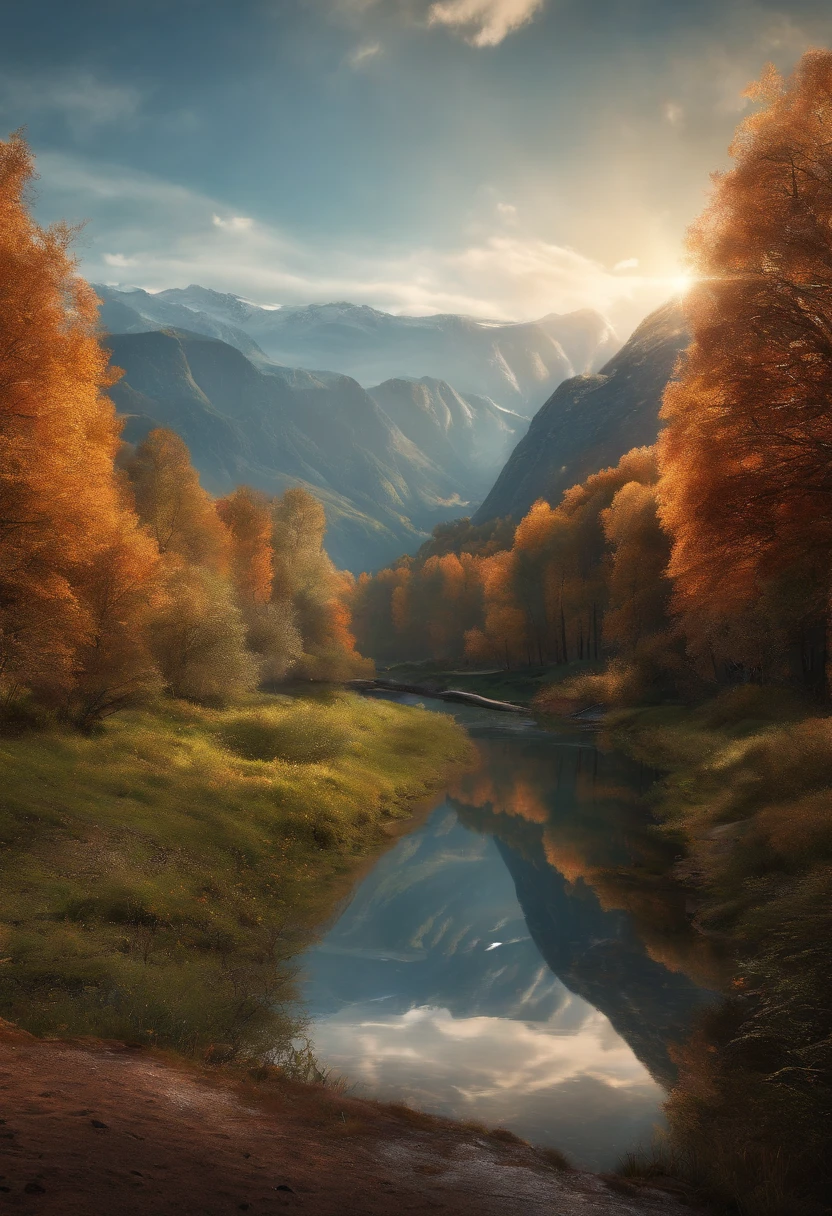 (masterpiece), (best quality), (high resolution),dutch angle,hyper detailed, solo, detailed_background, landscape,