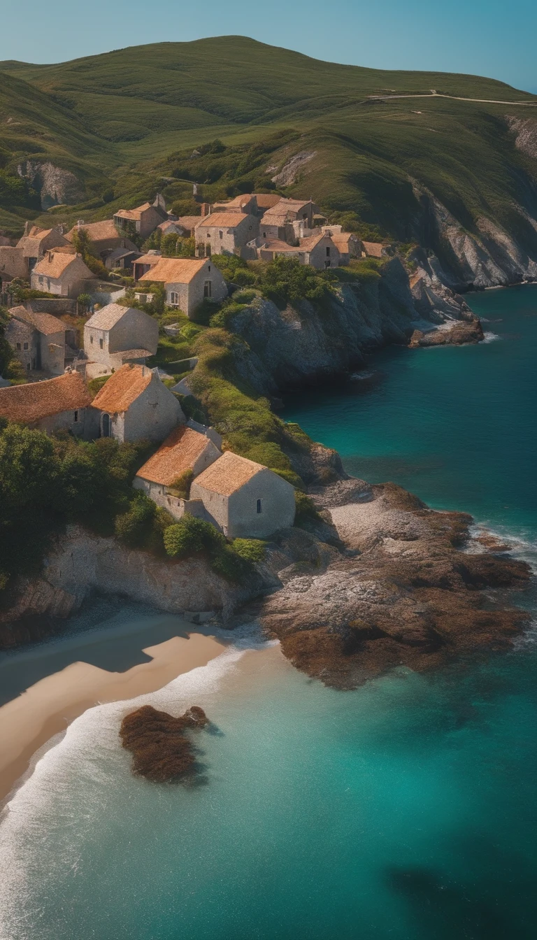 A Small Village by the Sea 8K Cinematic