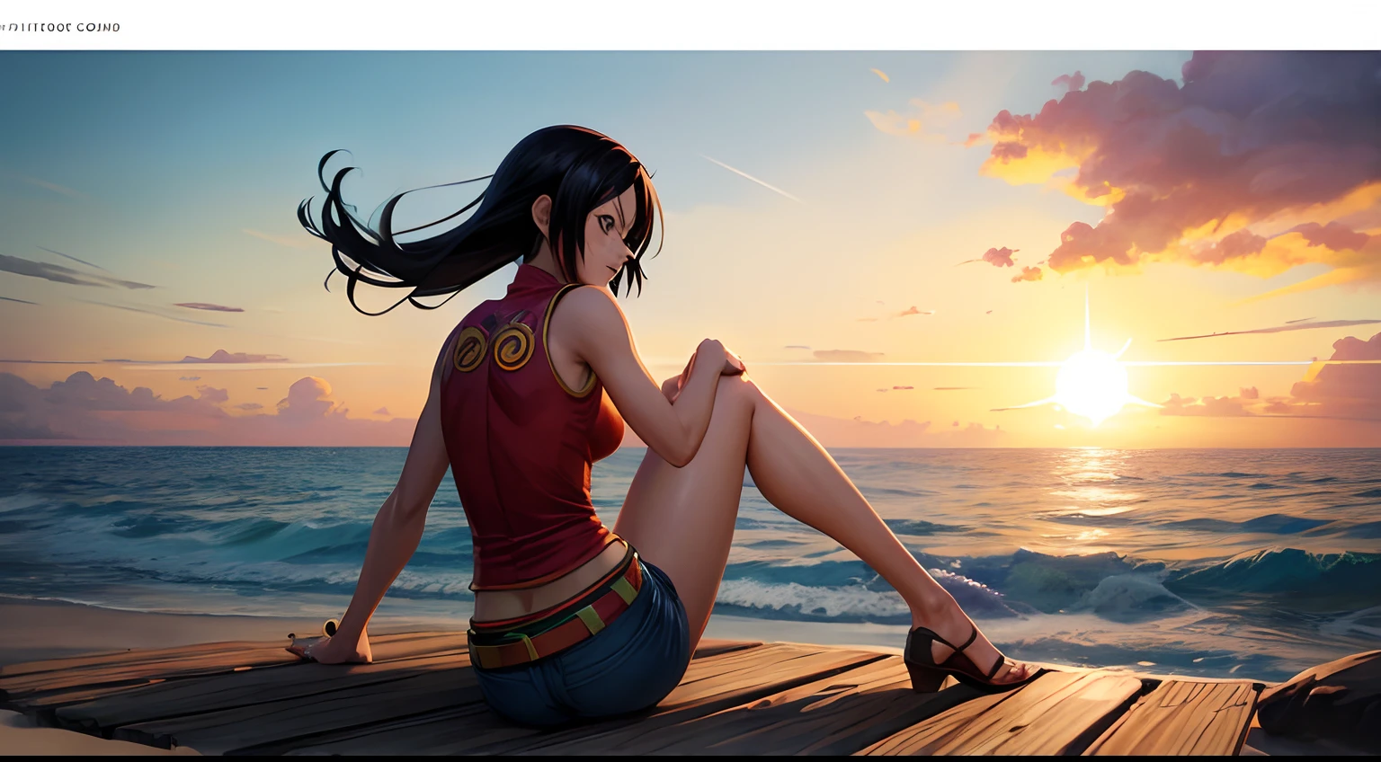 one piece, nami, luffy, nico robin, arte 3d, imagem 4k, alta resolução, V-Ray