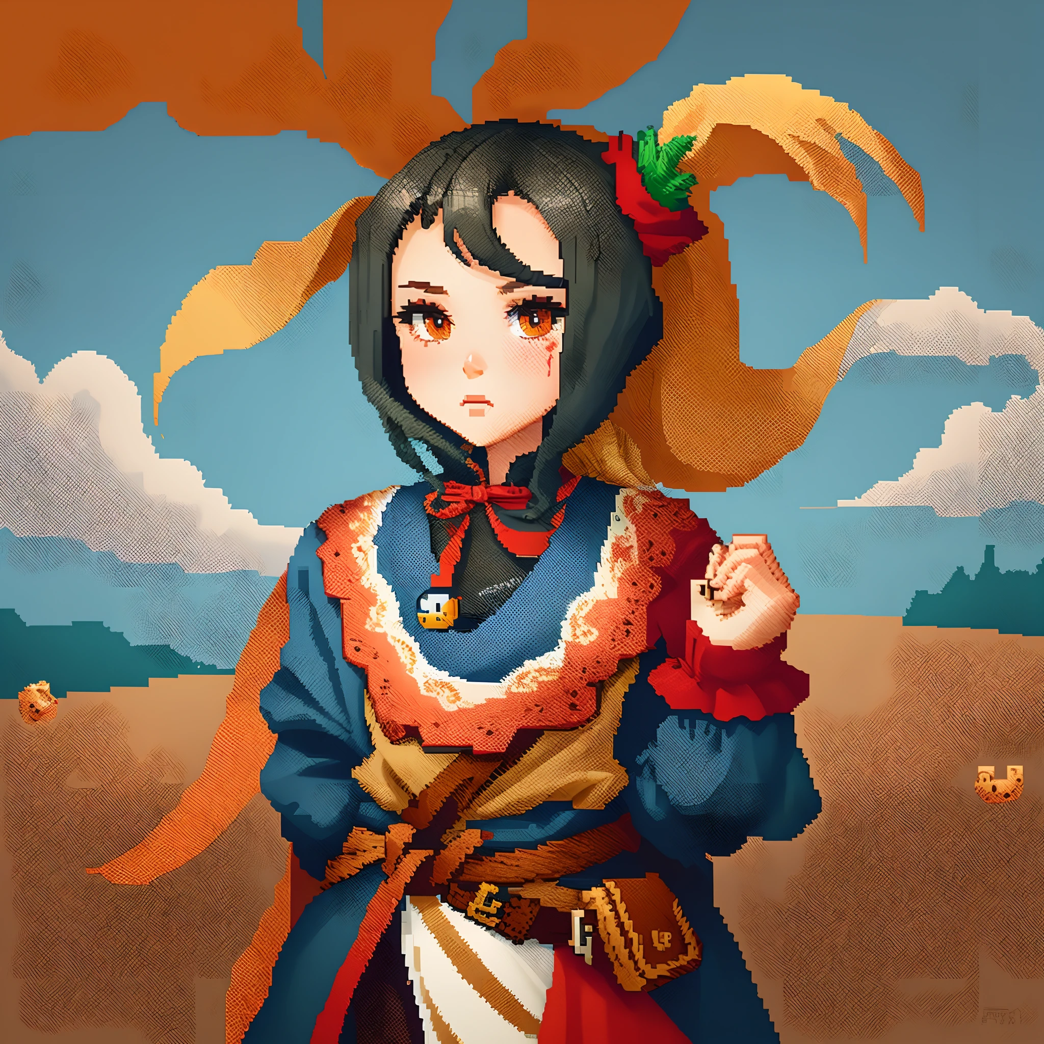 Pixel art character