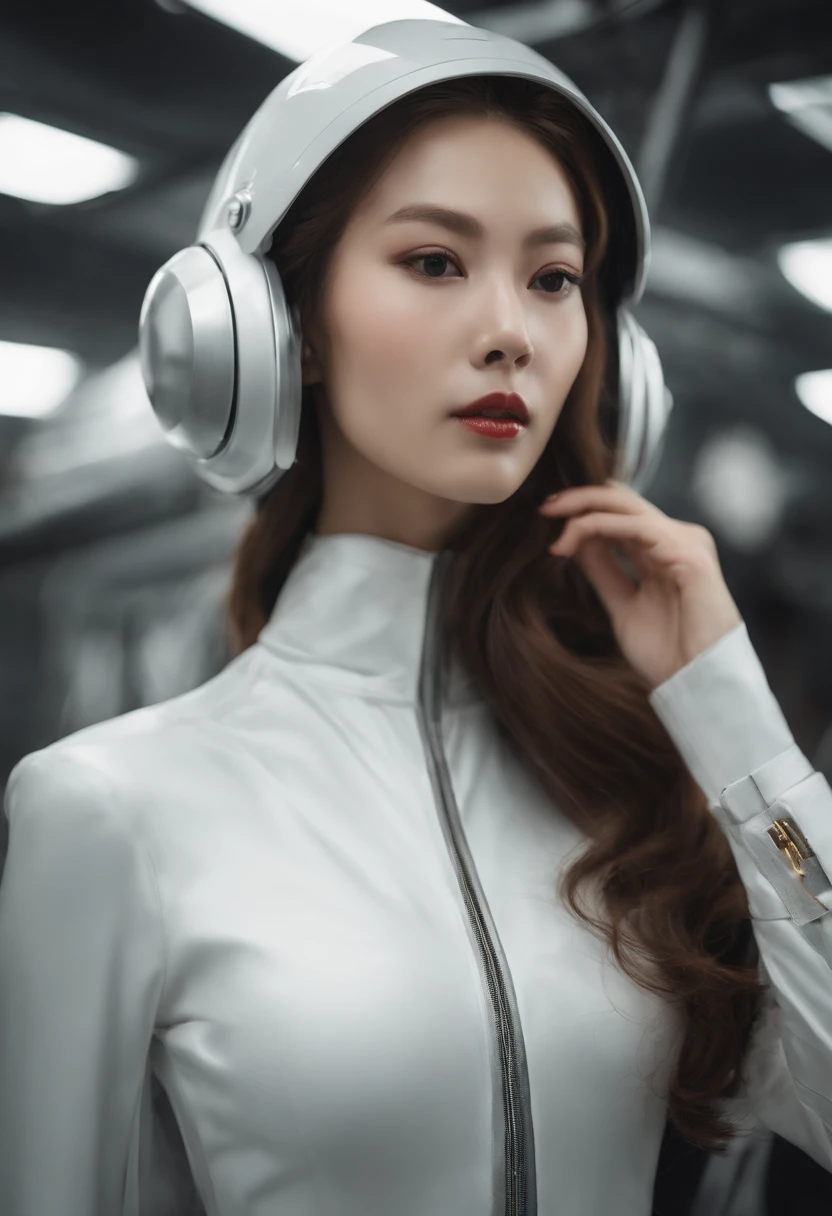(((tight Mask ))) ((Glasses)) ((1girlMasked)) ((mask on full the face)) Oil painting,A beautiful woman,23 years old,(A man drifts in space),Tachibana crimson long-haired,(Space helmet rupture((full bodyesbian)),((Wear a white spacesuit)),Edge light,Nebulae in the universe,(Long-haired fainting:1.5),best qualtiy,tmasterpiece,超高分辨率),(realisticlying:1.4),Slim,(shiny skins),(beautifulface:1.1),lusciouslips,depth of fields、Bokeh,author(James S. c. Christensen:1.2|JeremyLipking:1.1)