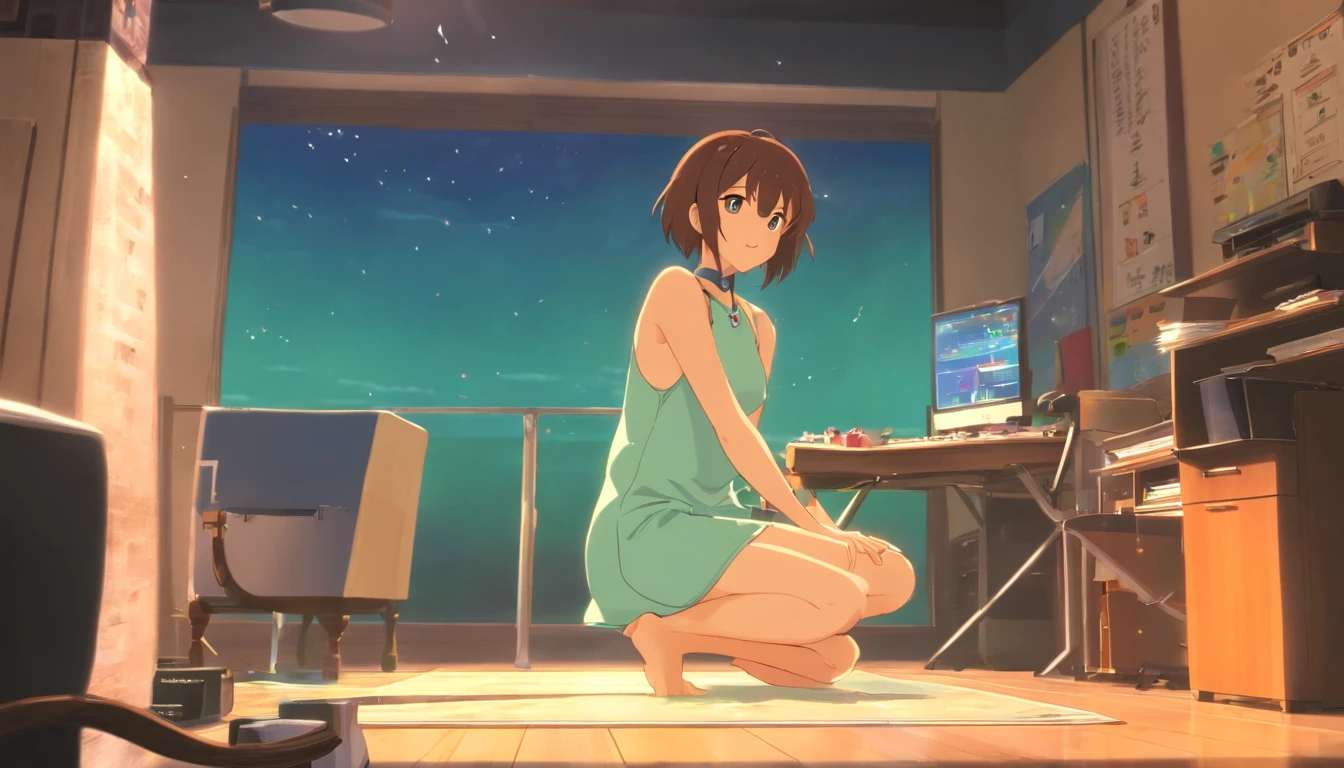 Excellent excellence,SuperiorQuality,high-definition picture quality,1 rapariga,Porcelain dress,hair adornments,choker necklace,jewelry,Beautiful face,upon body,Ray tracing technology,Realistic,Shadow Studio,Spoke lighting,twotonelighting,highdetailskin,8K UHD,Digital SLR,Soft light,High quality,volume light,sneak shot,a picture,high resolution,4k's,8K,Background blur