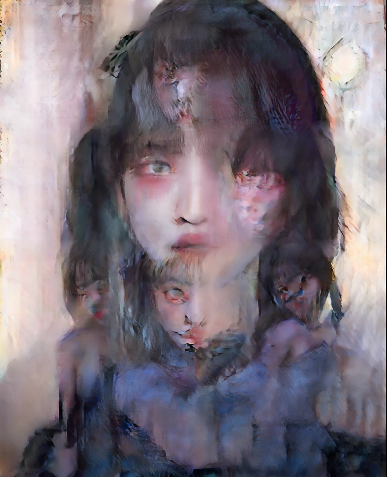 Mujer arafed con cabello largo y negro con una camisa negra y una pinza plateada para el cabello, Retrato de Jossi de Blackpink, Lalisa Manoban de Blackpink, Jossi de Blackpink, Ella tiene el pelo negro con flequillo, portrait of female Korean idol, Jaeyeon Nam, Parque Ji-min, Lalisa Manobal, Retrato Jisoo Blackpink, Jinyoung Shin