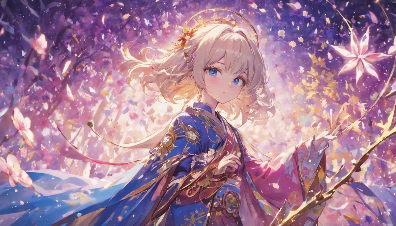 Blue Eyes,Confucianism,Full body like,Crown of white hair,Detailed hairpins,Sharp eyes,byself,Look ahead,Plum blossom background,High-contrast colors,Extremely realistic,8K Ultra Clear,Long gun in hand,Beautiful,Ray traching,Vivid colors,The yellow silk tabernacle has been erected,Men standing on either side,Where the parade passes,Scatter snowflakes all over the ground。