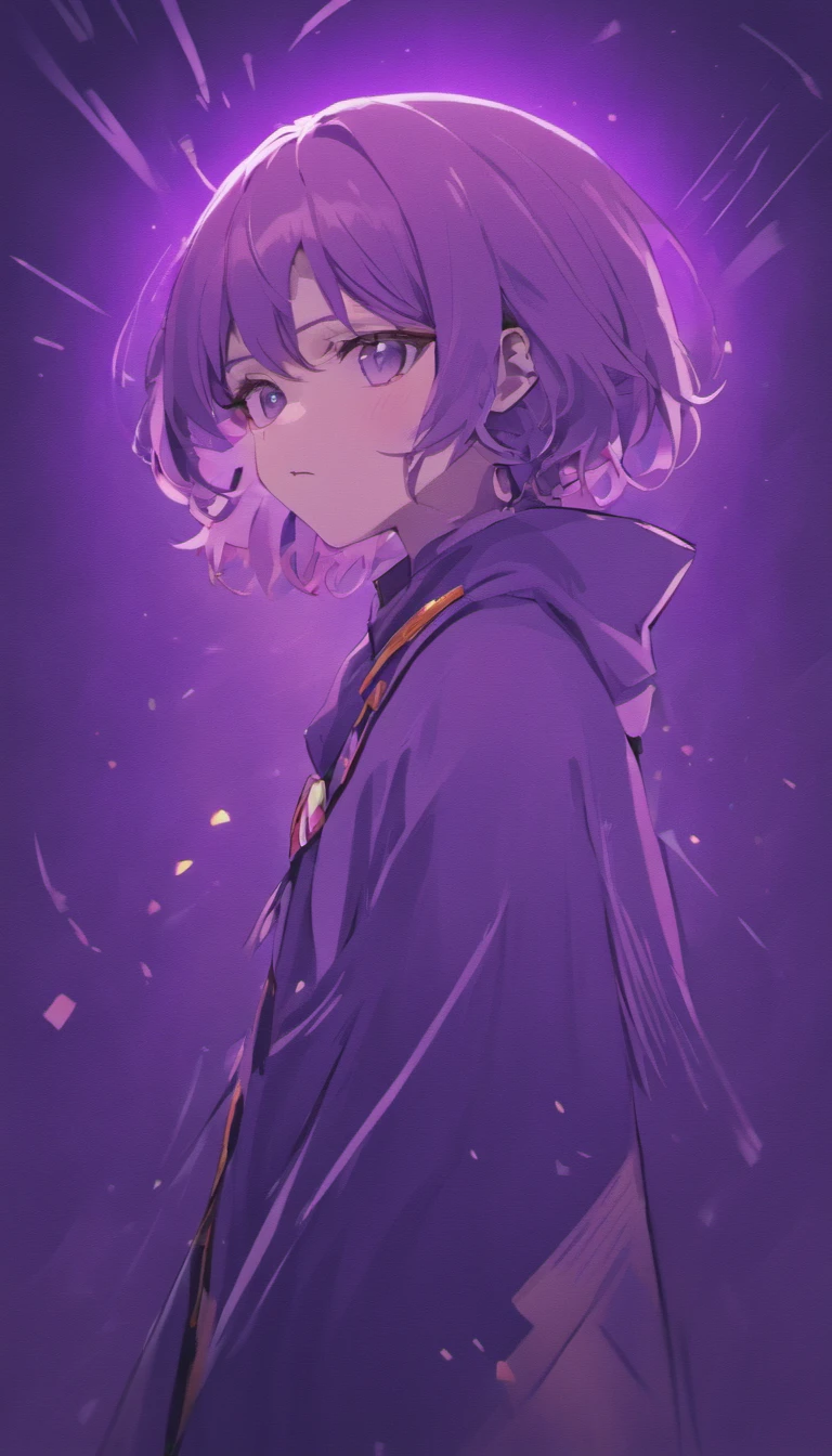 (fundo roxo:1.4),(Silhouette of a man's head, olhos fechados, cabelo curto coloridos, using chemistry mask, Elementos Orientais),(Chinese illustration:1.3,arte em papel:1.3, Arte em papel acolchoado:1.2),( Reasonable design, linhas claras, Alta nitidez,best quality, Very detailed, master part, Efeito de luz do filme, 4k )