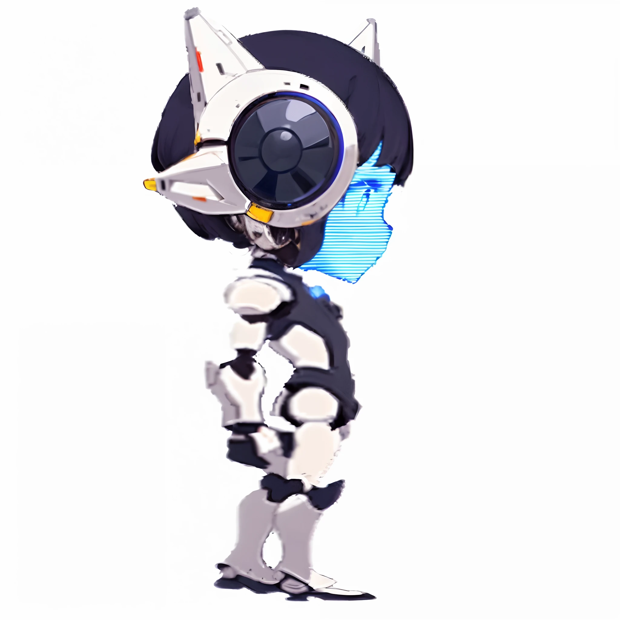 A cartoon character wearing a futuristic helmet and a woman with blue eyes, mecha anthropomorphic penguin, Fully robotic!! Cat woman, male robotic anthro orca, anime robotic mixed with organic, 2 d sprites, Fully robotic!! Girl, full body mascot, cyborg kitten, Fully robotic!! cat, alien robot luffy, anime robots,hyper HD,ccurate,super detailing,awardwinning,high detal,best qualtiy,8K