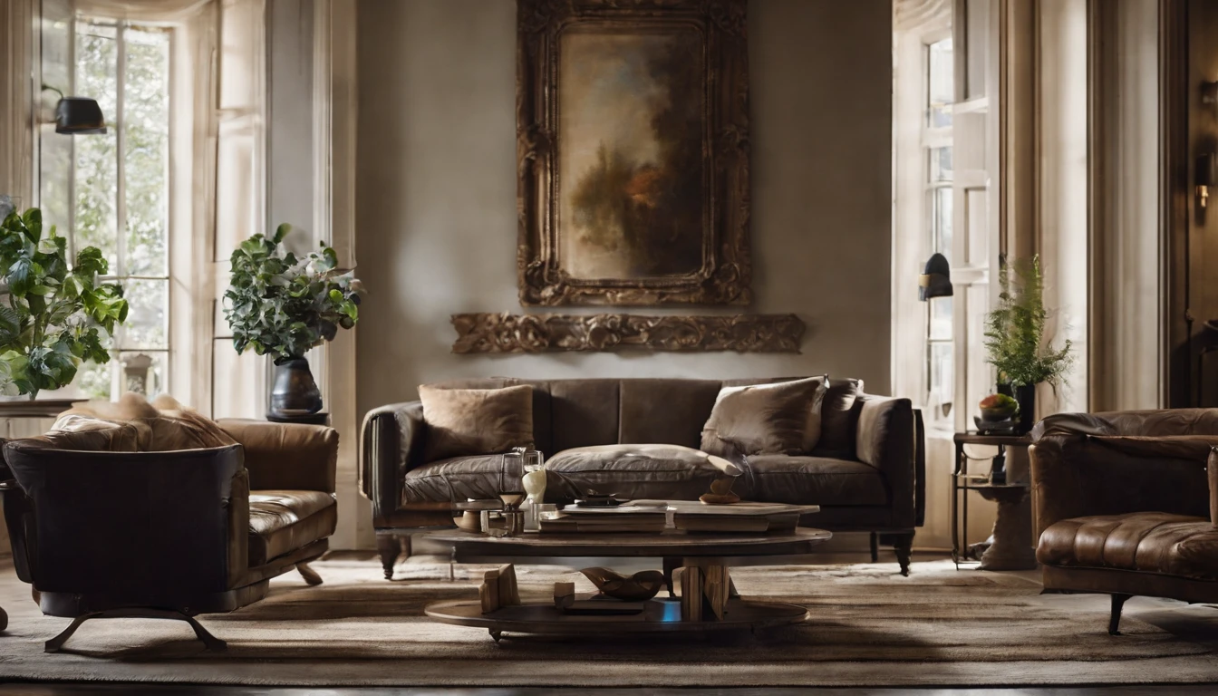 Living Room, Hanging Paintings, Abstract art