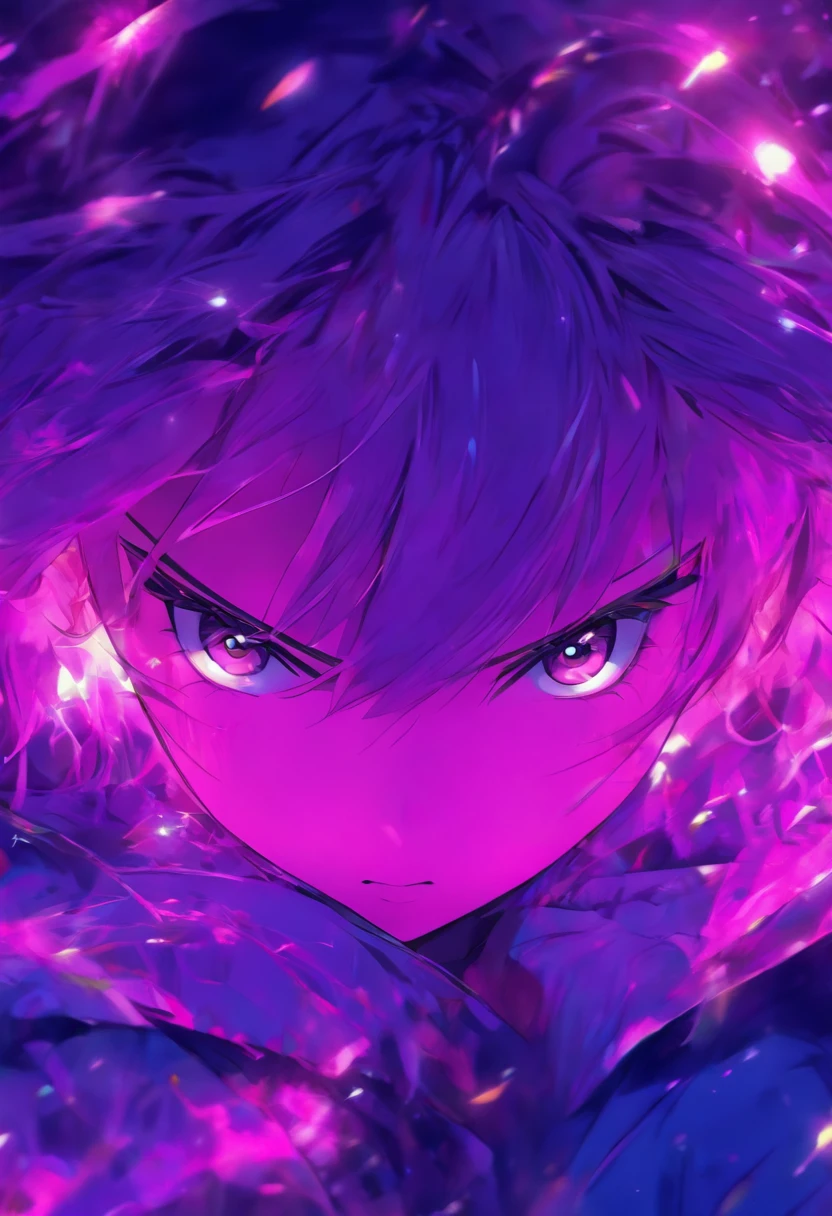 (purple coloured puples), Top quality, Masterpiece, high resolution, 8K, Hoodie and anime style girl, One girl, detailed line art, Digital enhancement, Close up, Anime core, Flowing fabric,rot,torogao,Various expressions,The expression of wide eyes