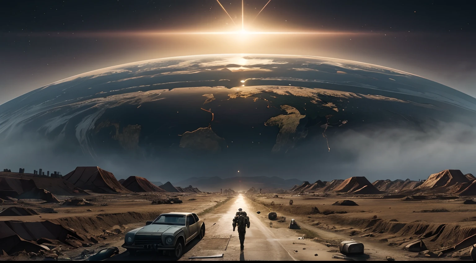 earth without humans, post apocalyptic, dystopian, year 4000