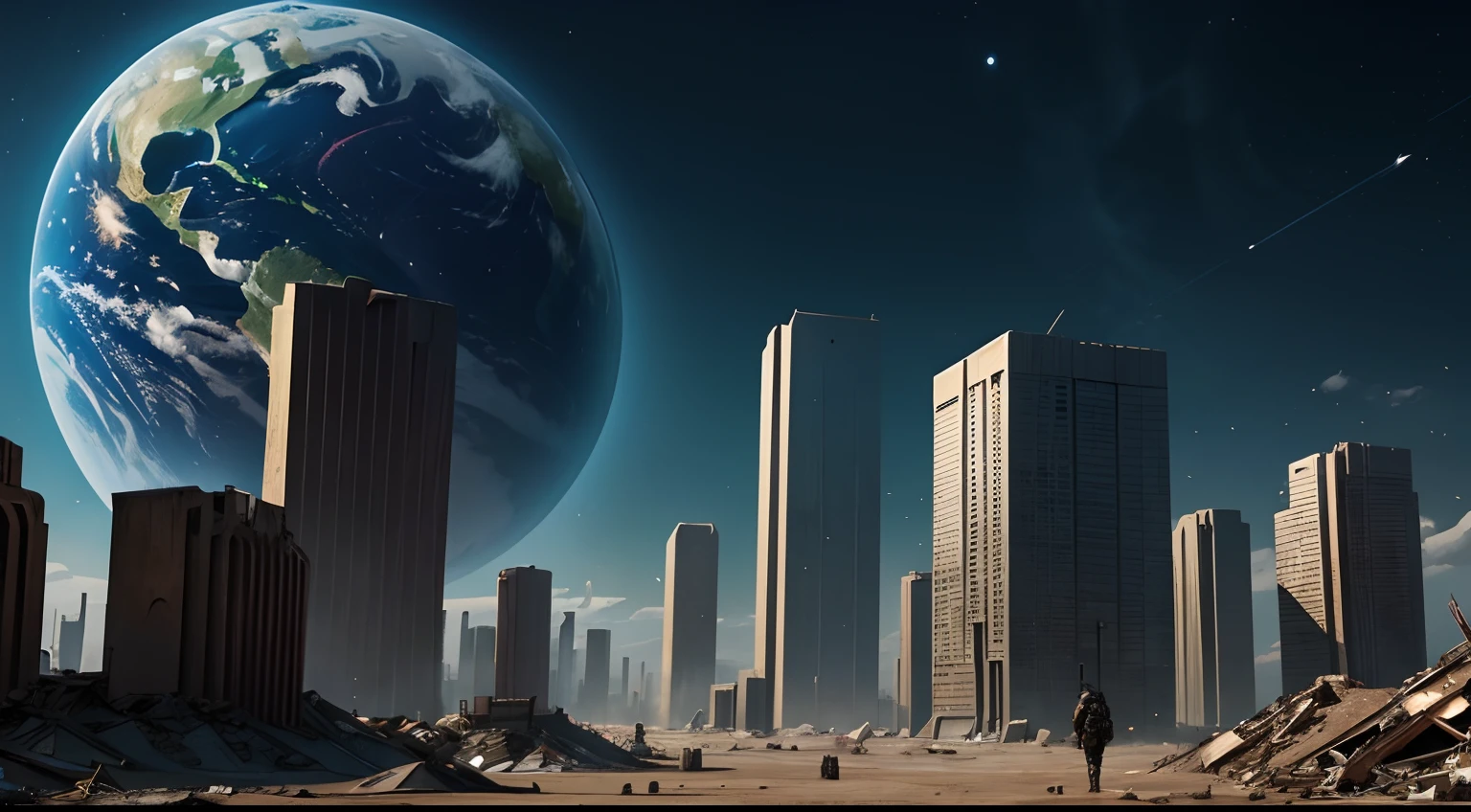earth without humans, post apocalyptic, dystopian, year 4000earth without humans, post apocalyptic, dystopian, year 4000