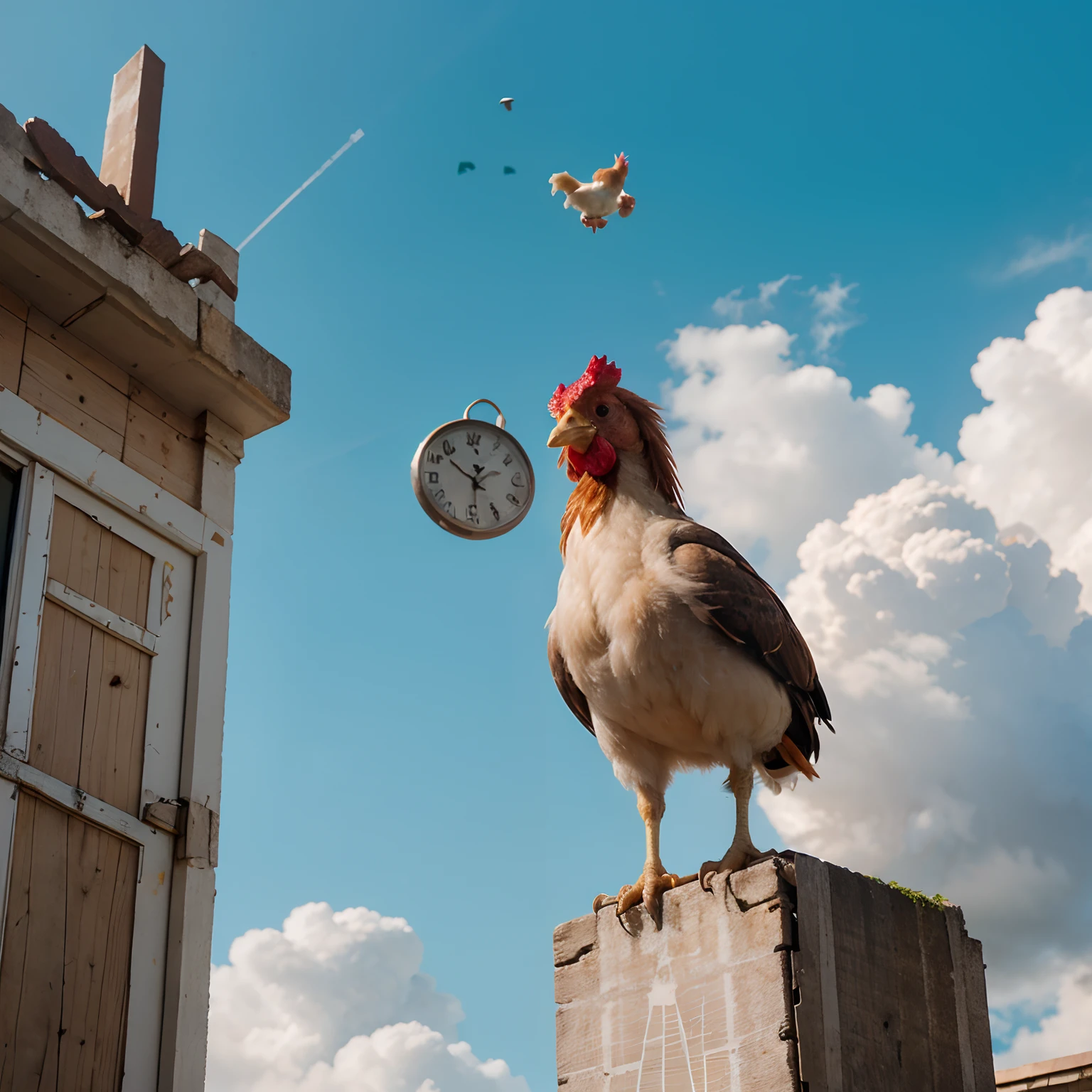 Chicken little 🐔 the sky is falling