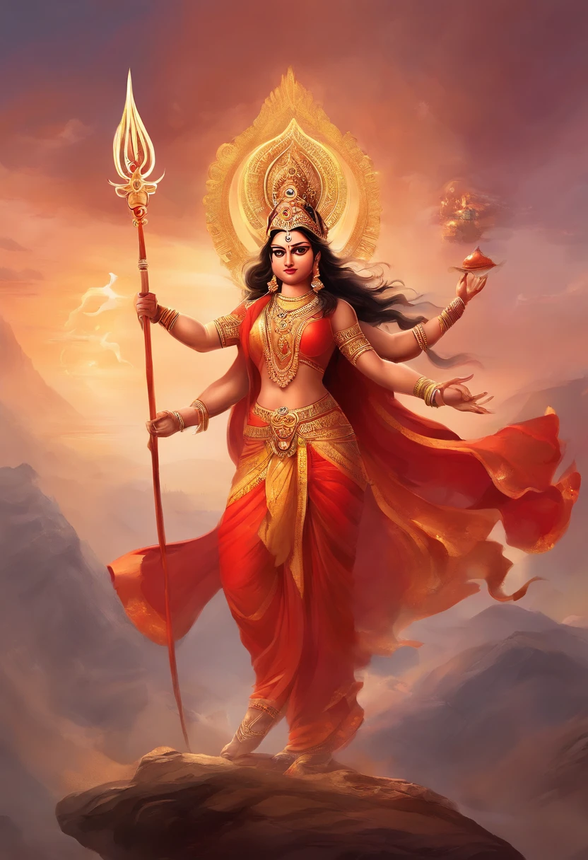 Maa Durga rudra Rupa