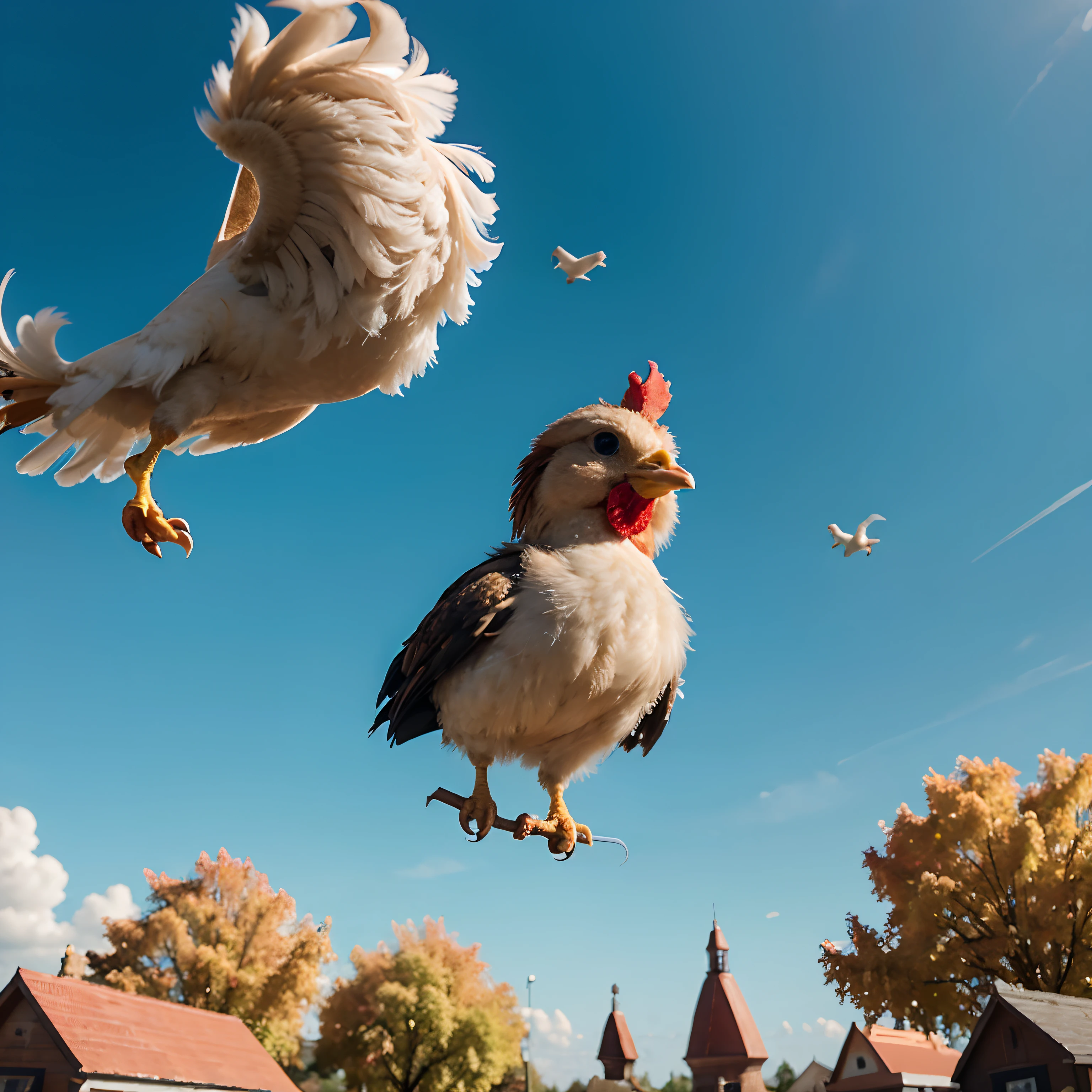 Chicken little 🐔 the sky is falling